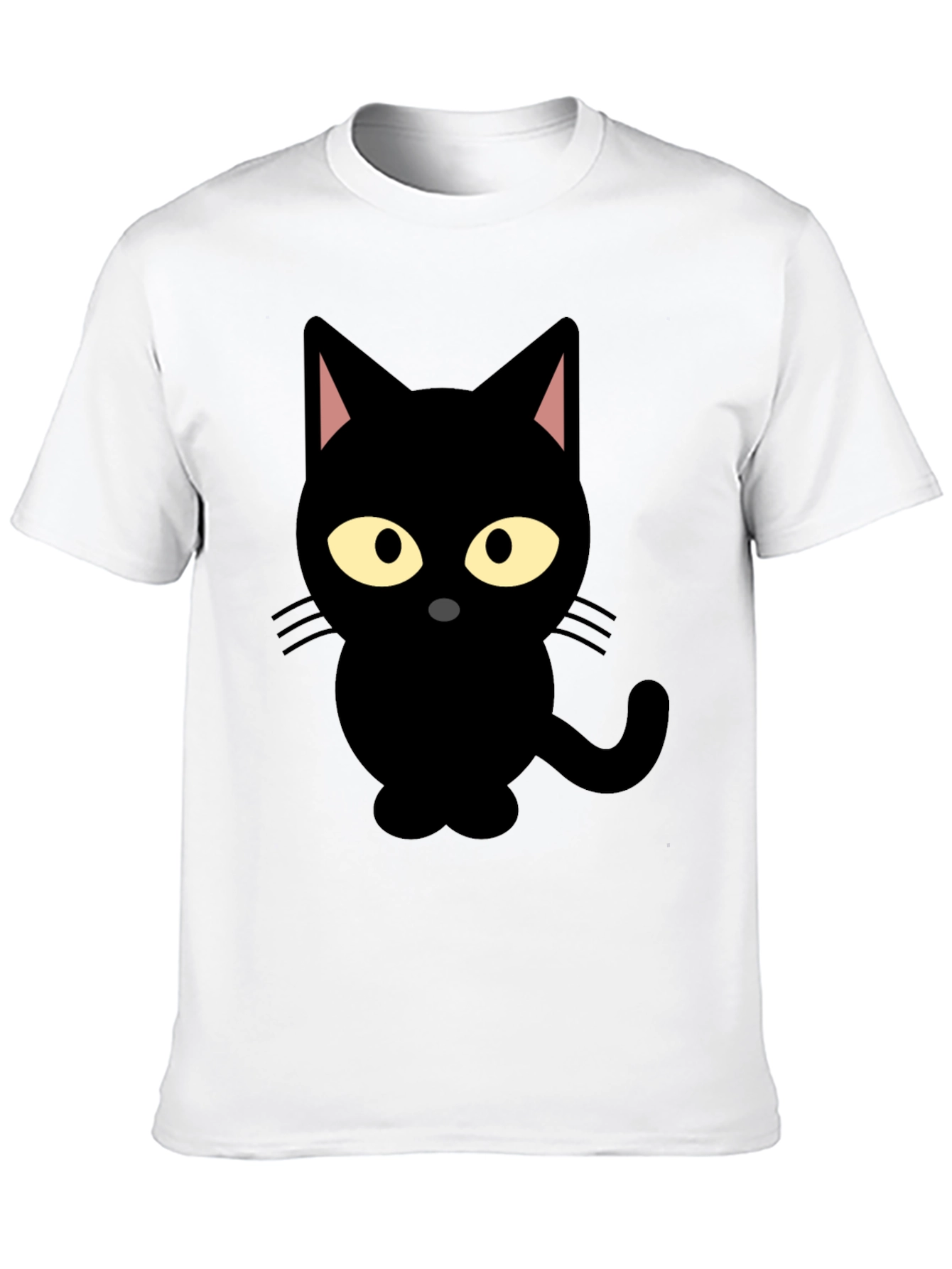 Black Cat Graphic Tee - Mens Short Sleeve