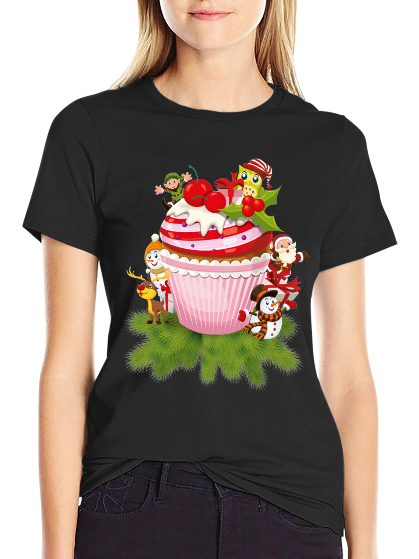 Christmas Cupcake T-Shirt