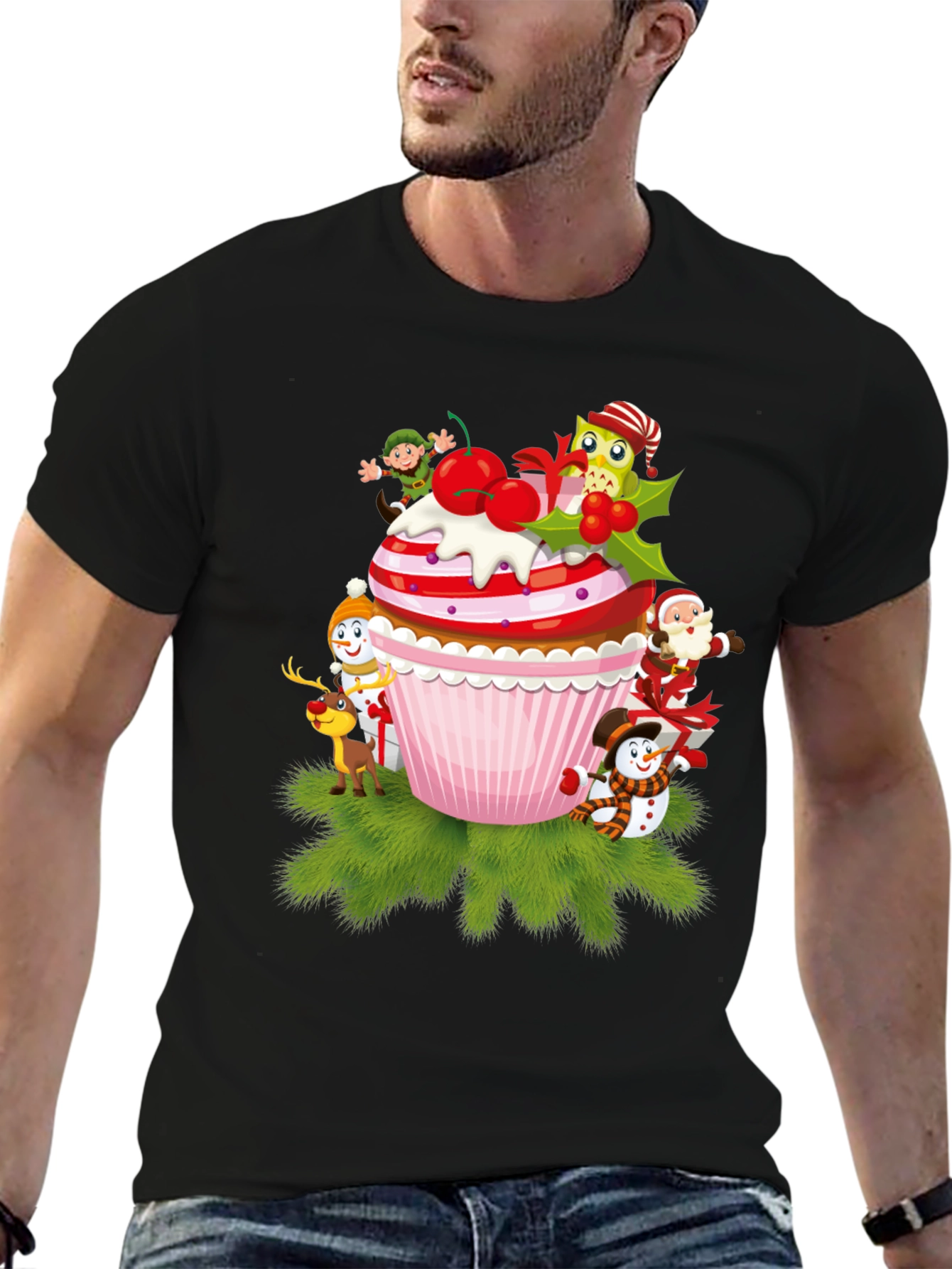 Christmas Cupcake T-Shirt