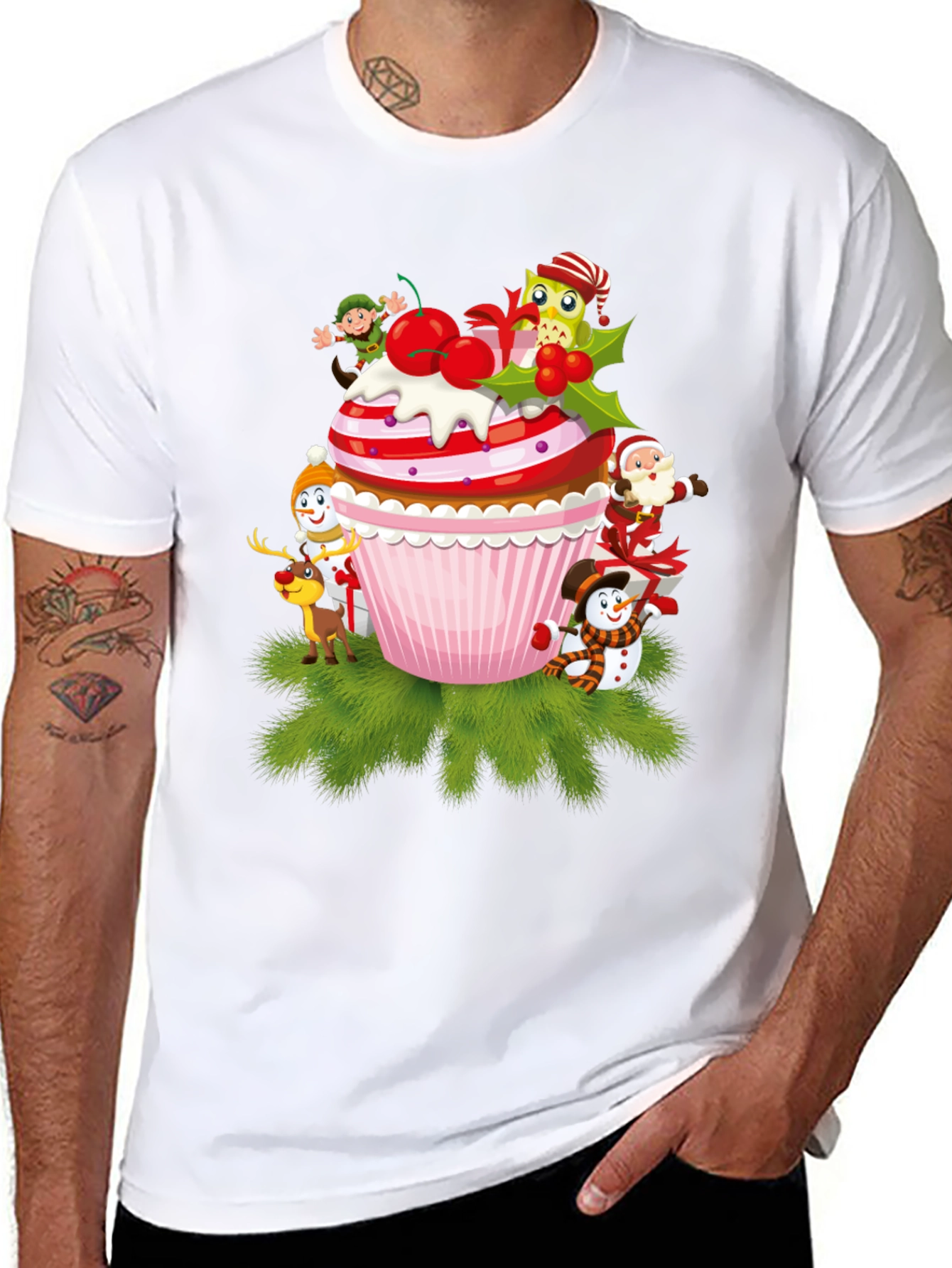 Christmas Cupcake T-Shirt