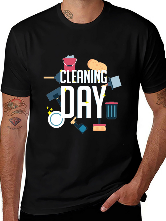 Cleaning Day Graphic T-Shirt