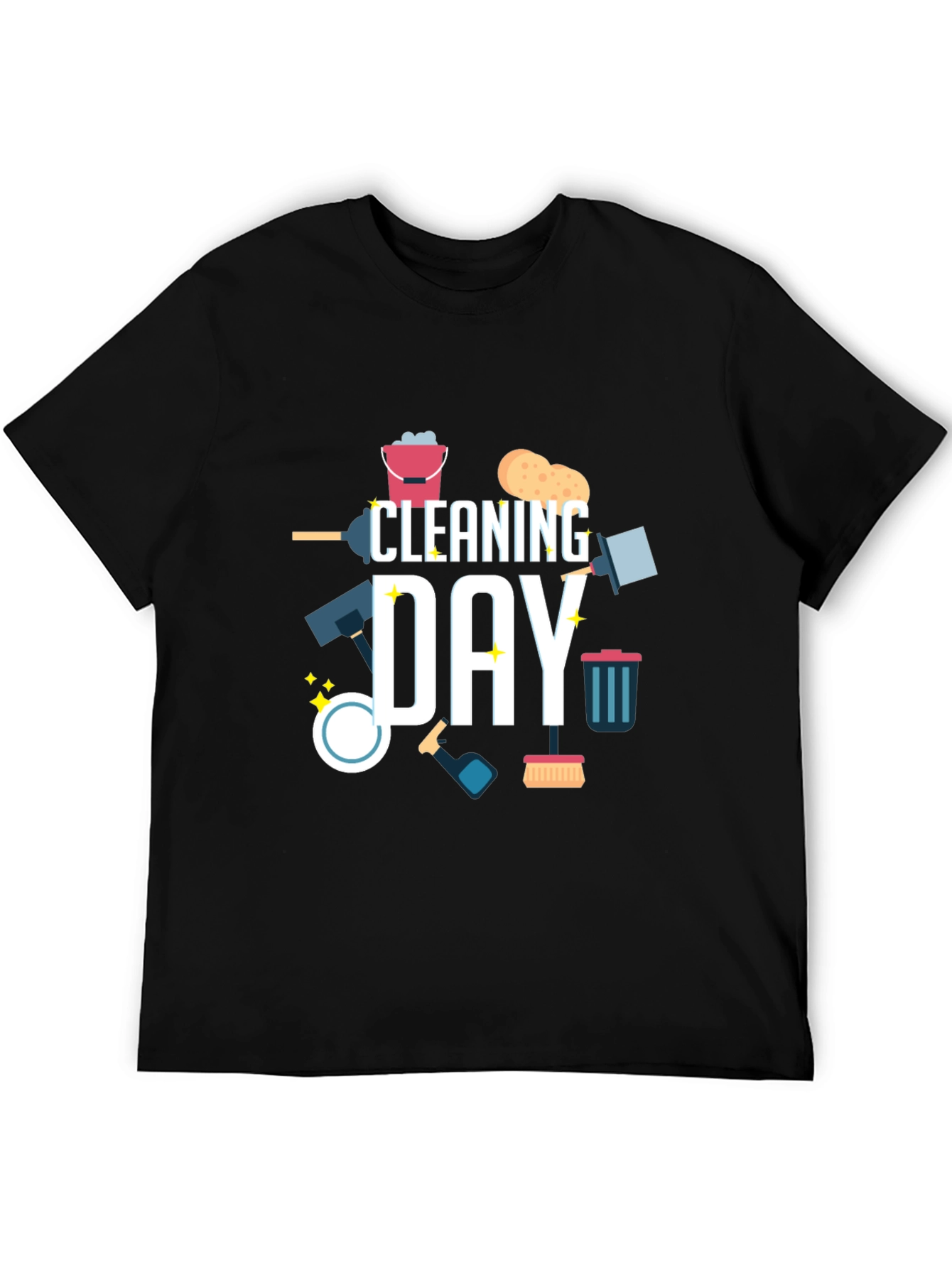 Cleaning Day Graphic T-Shirt