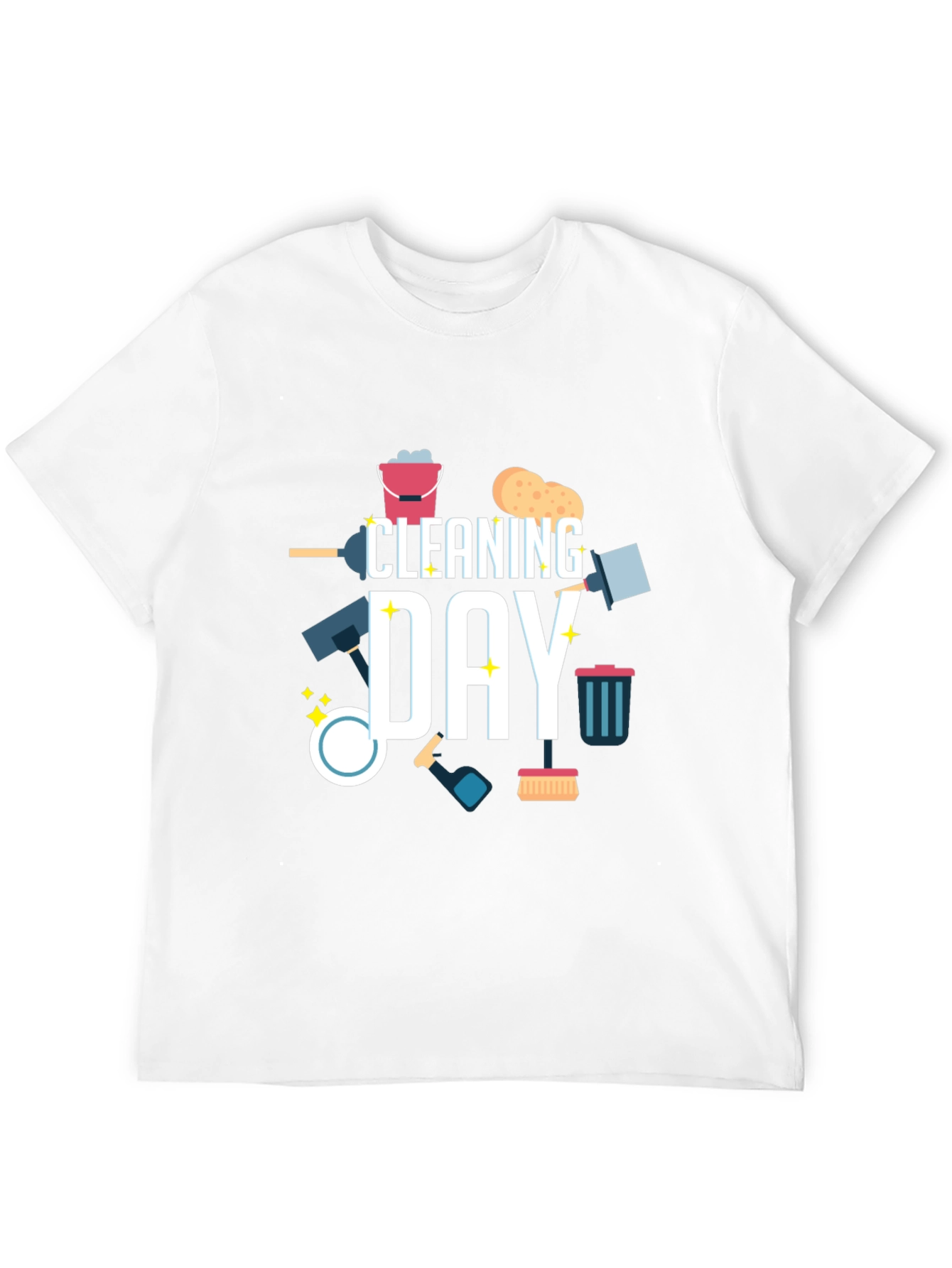 Cleaning Day Graphic T-Shirt