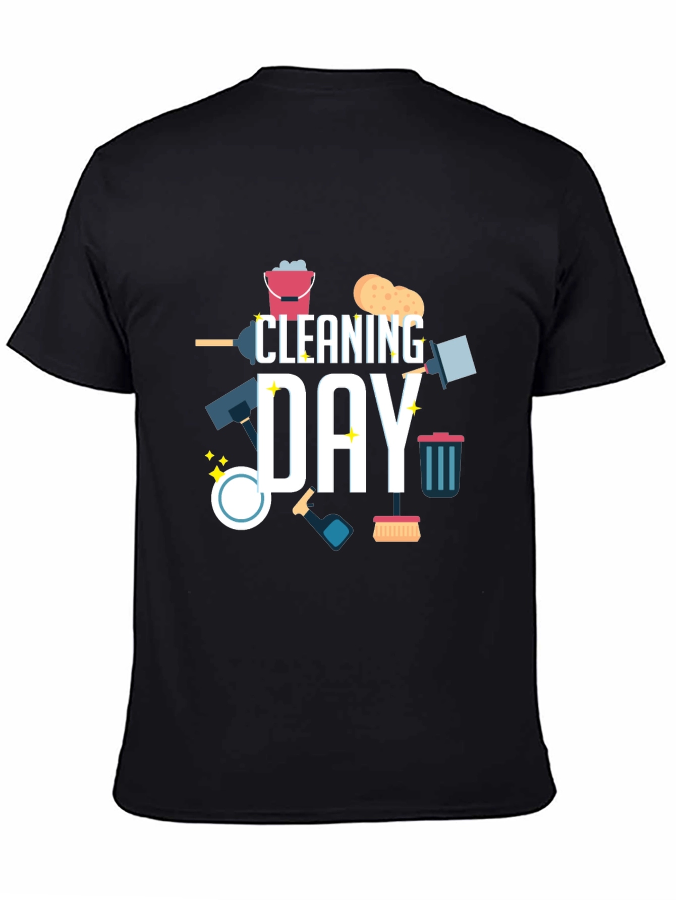 Cleaning Day Graphic T-Shirt