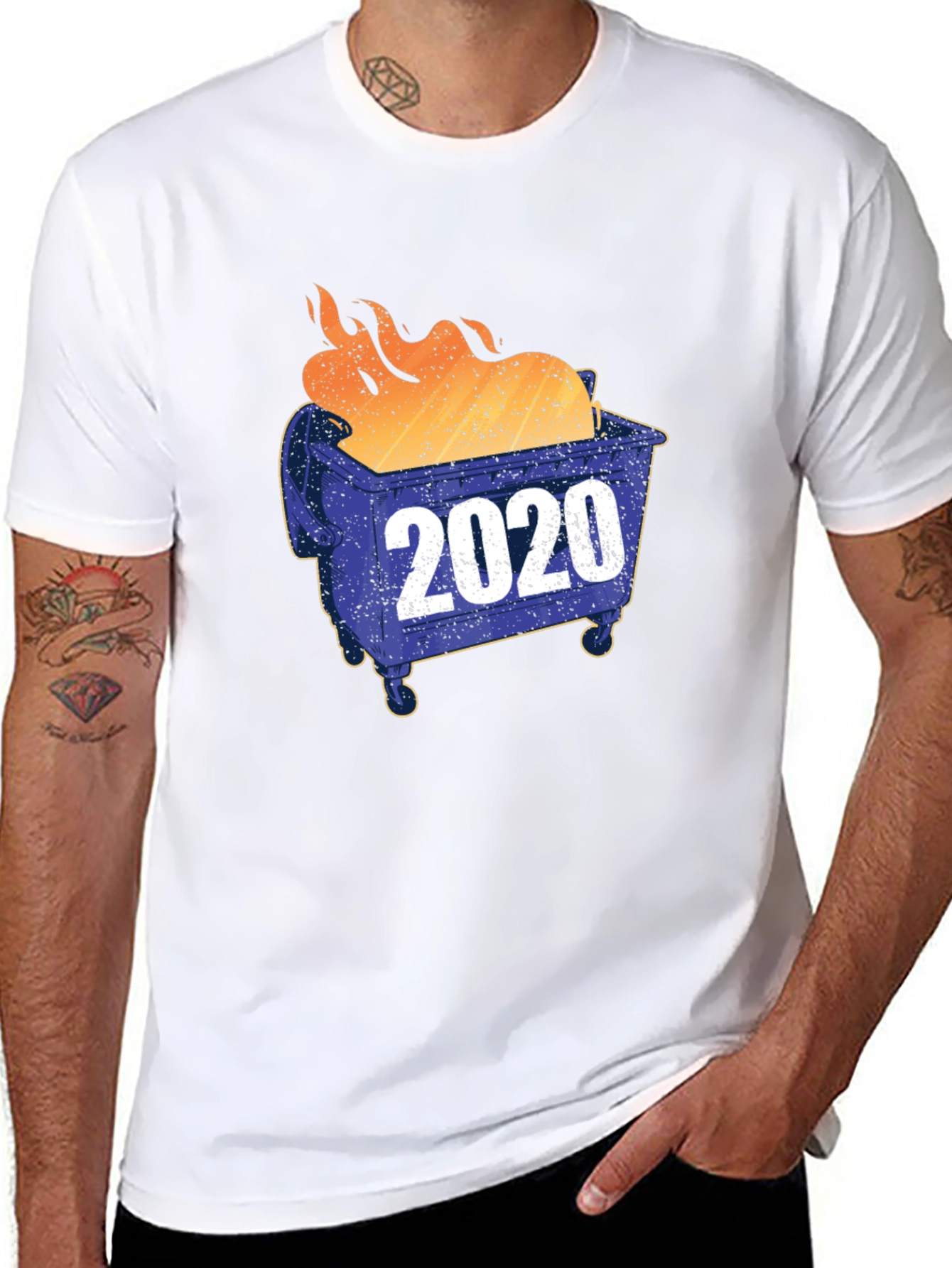 2020 Dumpster Fire Graphic T-Shirt