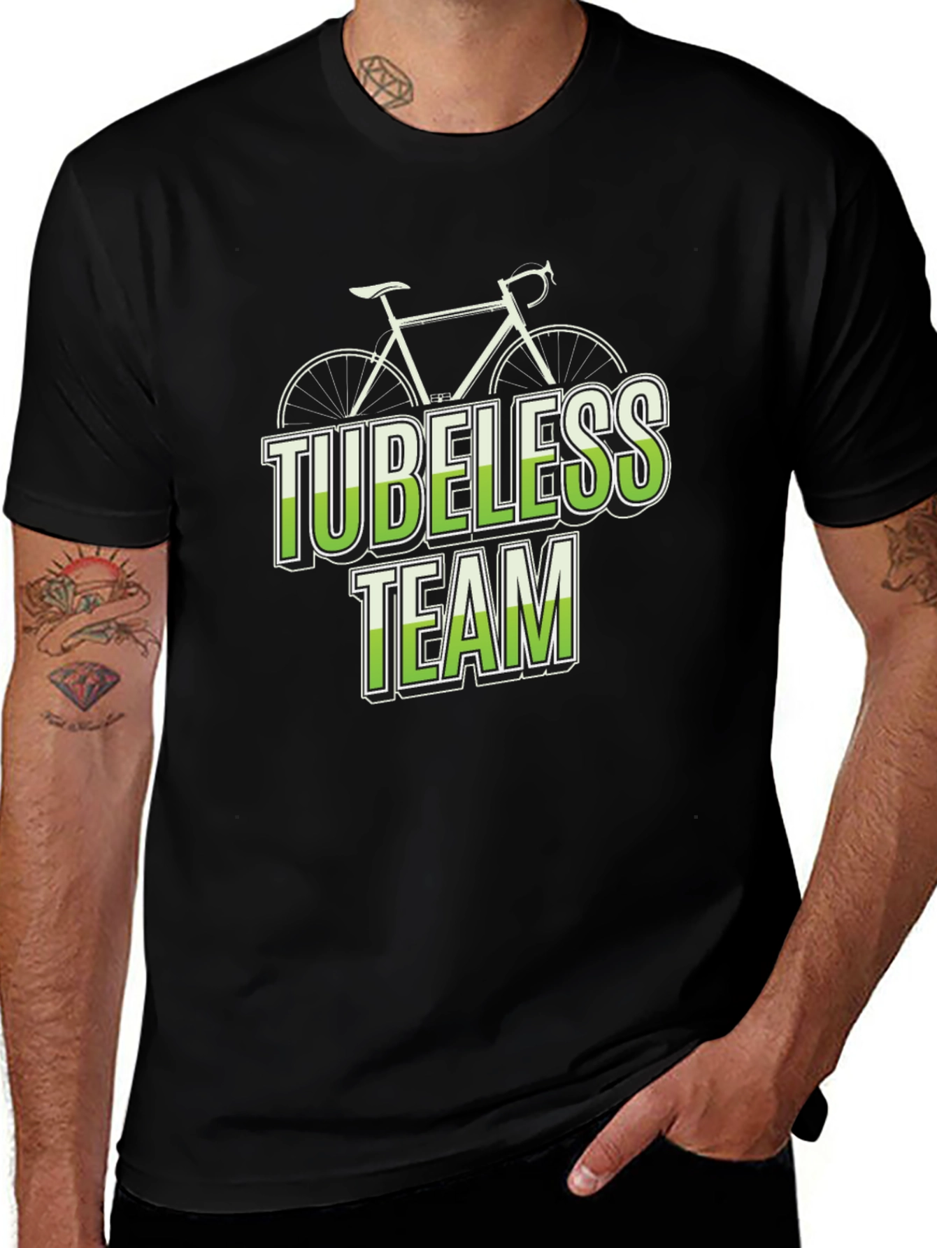 Tubeless Team Cycling Graphic Tee