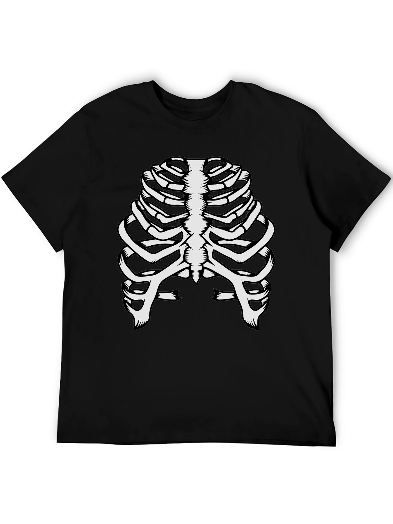 Skeleton Rib Cage T-Shirt - Halloween Costume Tee