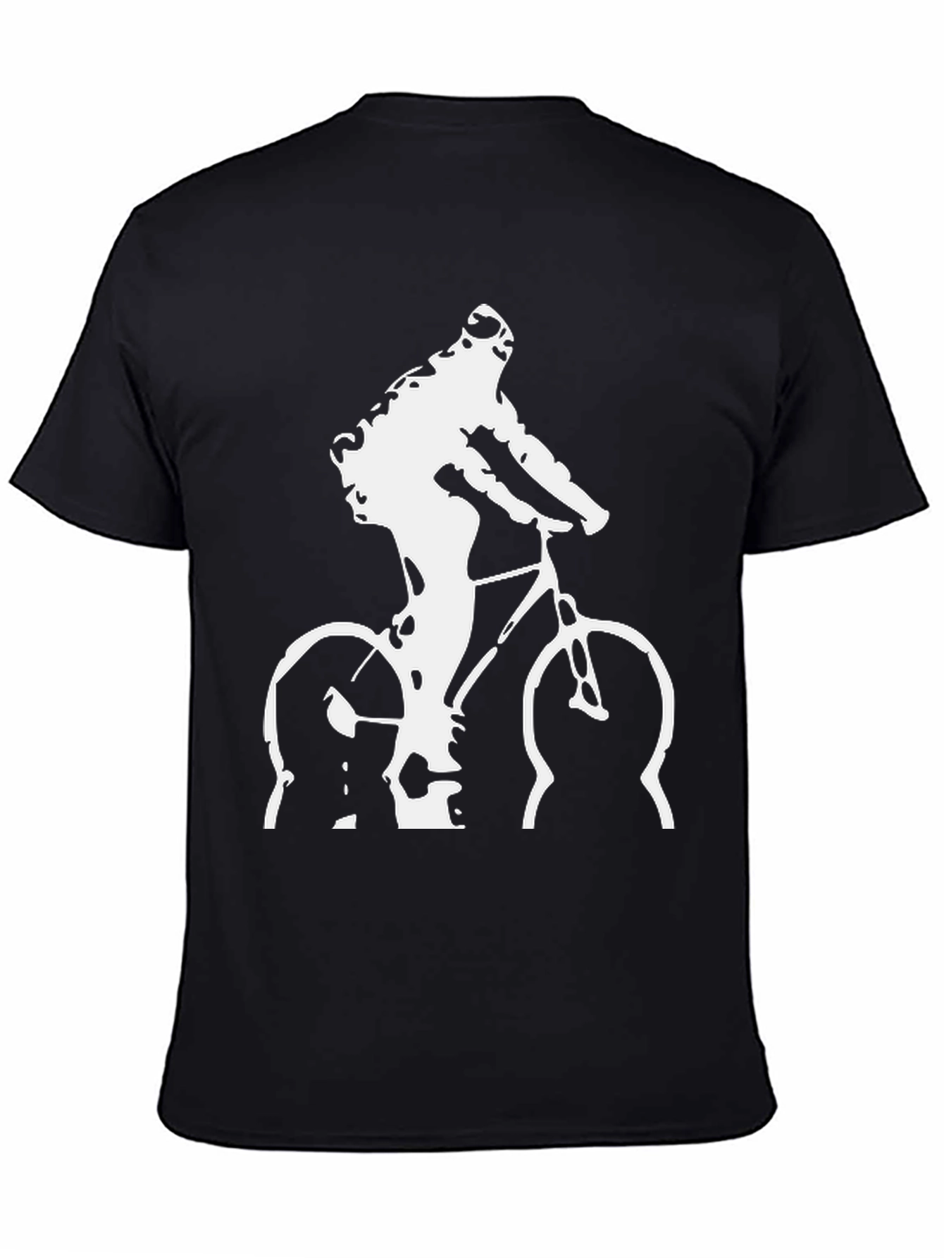 Cyclist Graphic T-Shirt - Black