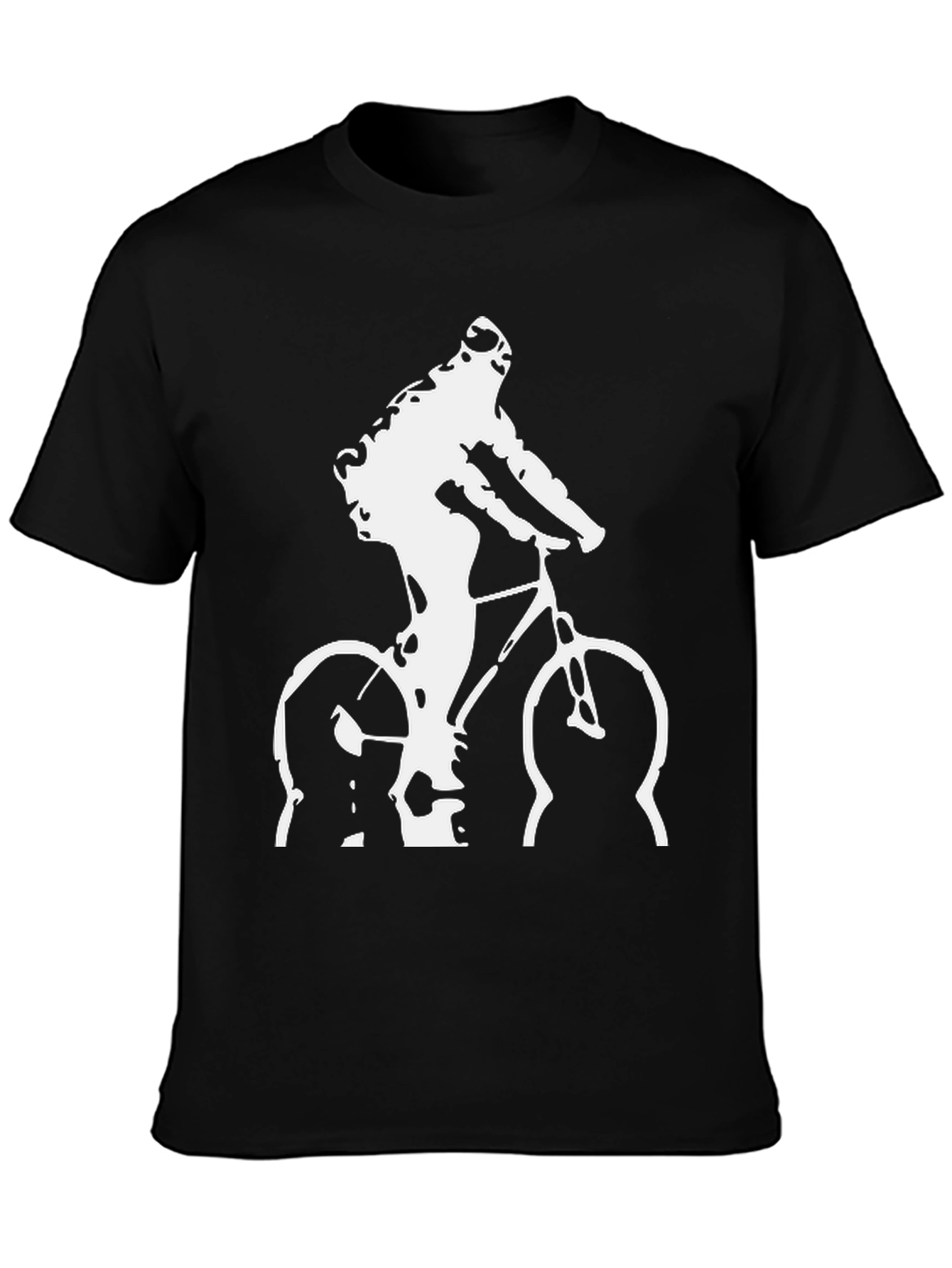 Cyclist Graphic T-Shirt - Black