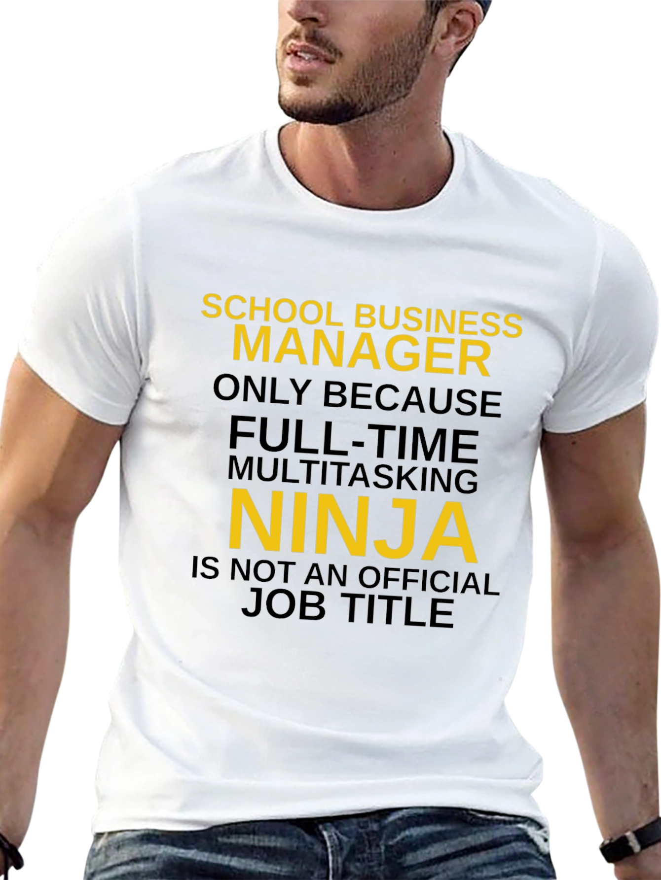 School Business Manager Ninja Graphic T-Shirt