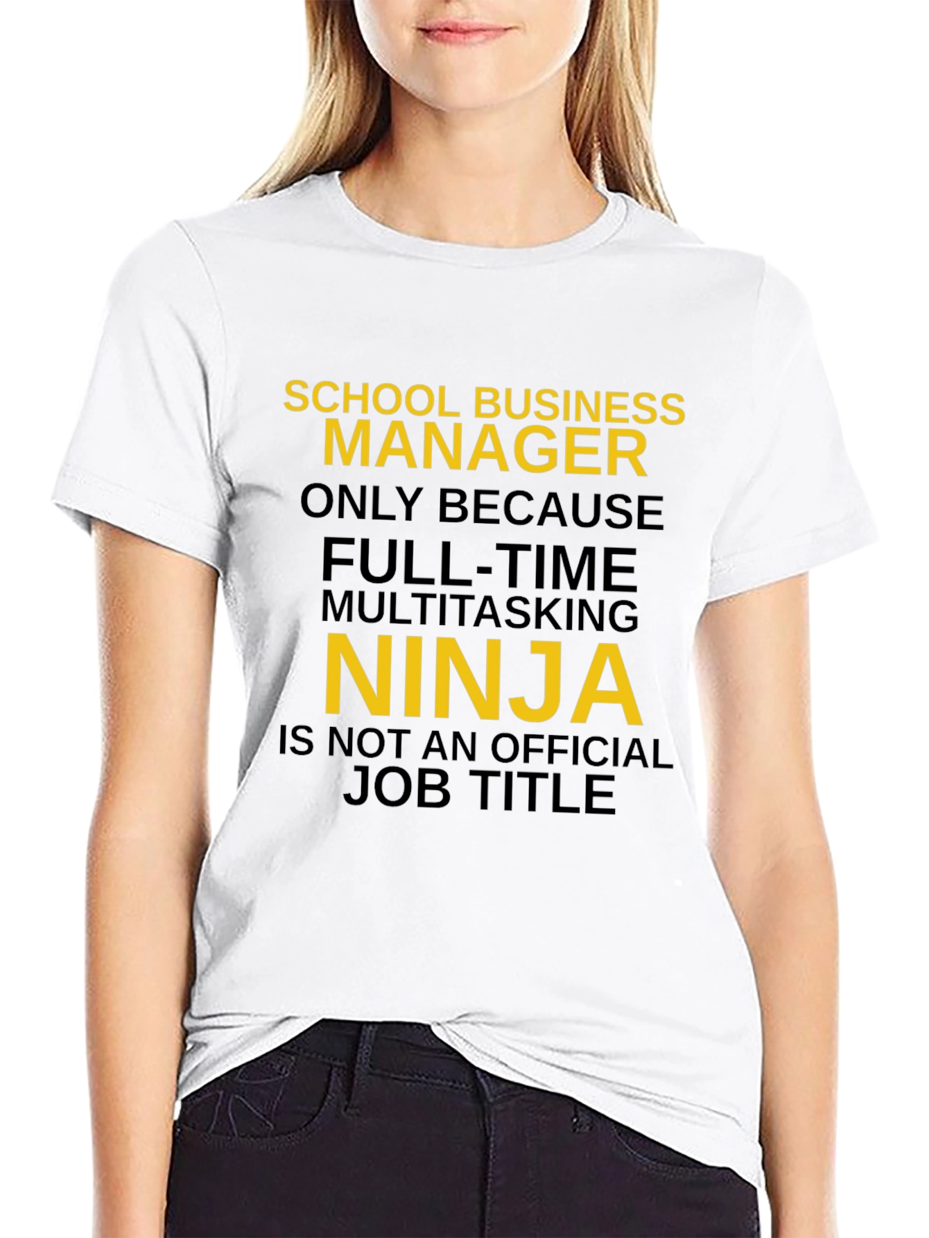 School Business Manager Ninja Graphic T-Shirt