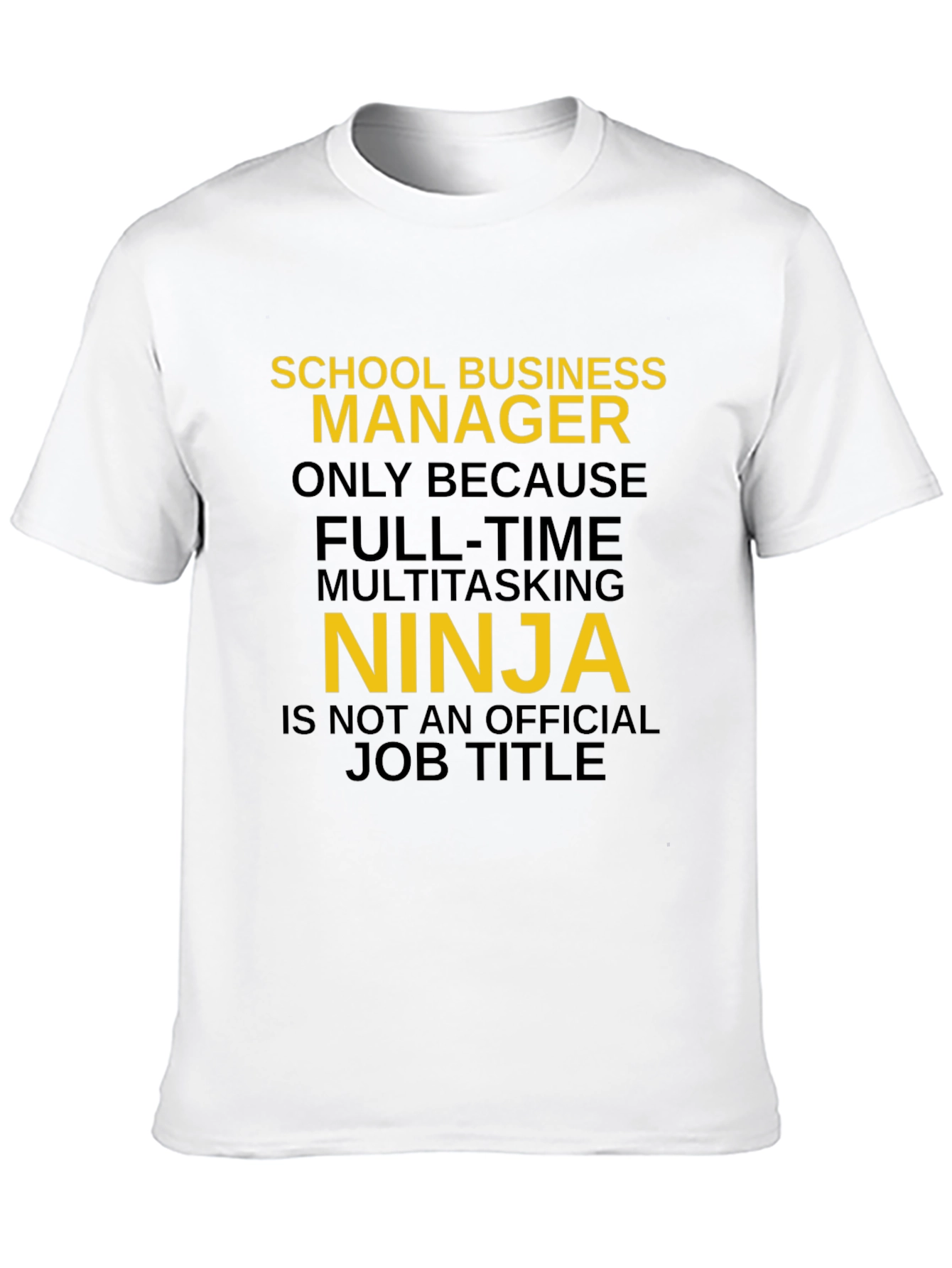 School Business Manager Ninja Graphic T-Shirt