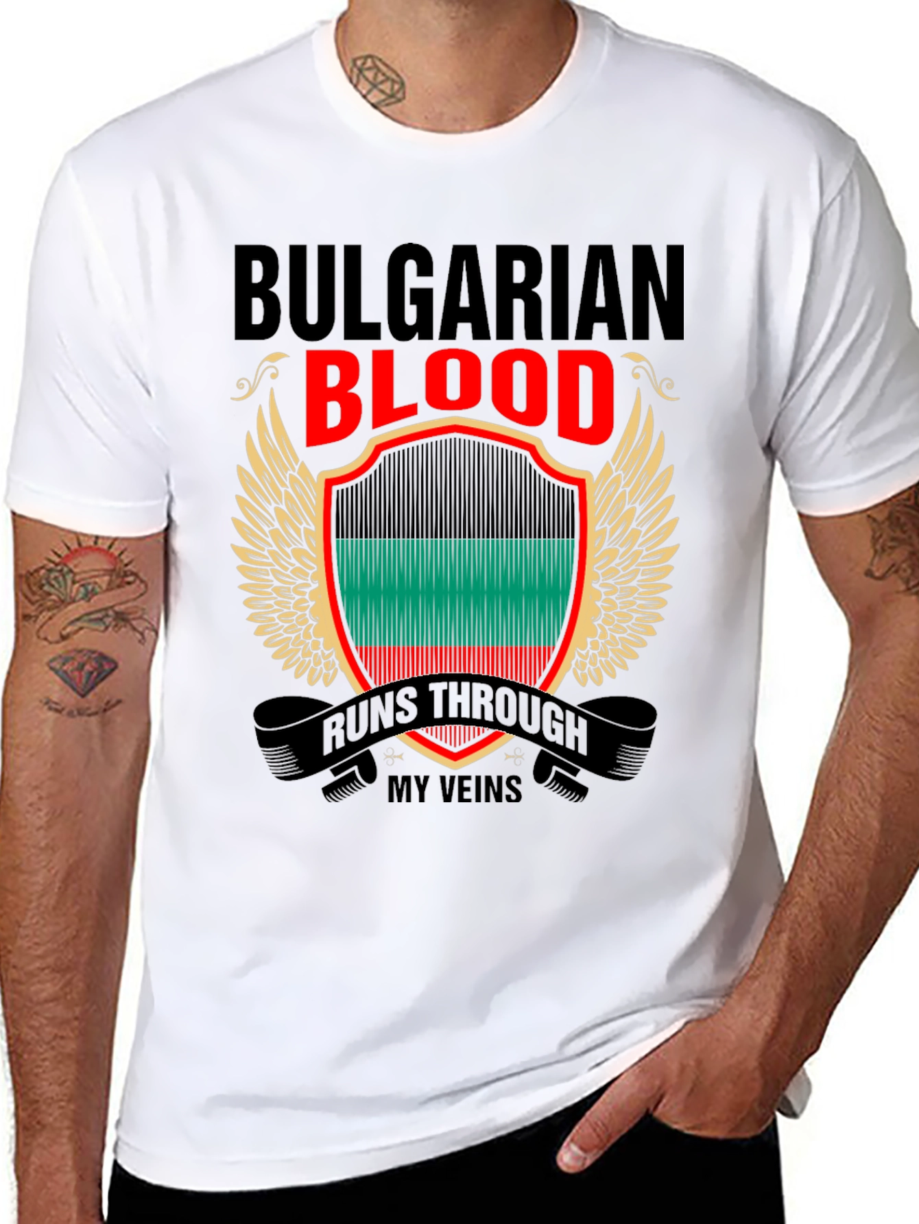 Bulgarian Blood Runs Through My Veins T-Shirt