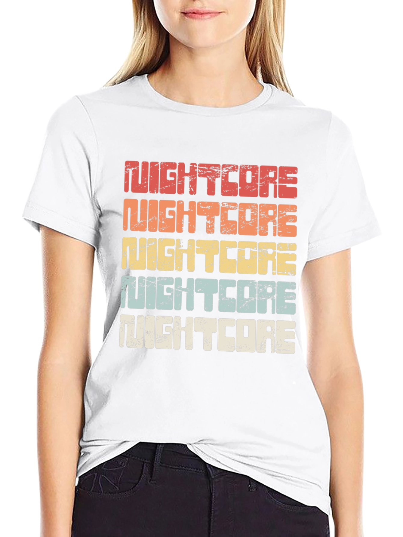 Retro Nightcore Music Fan T-Shirt