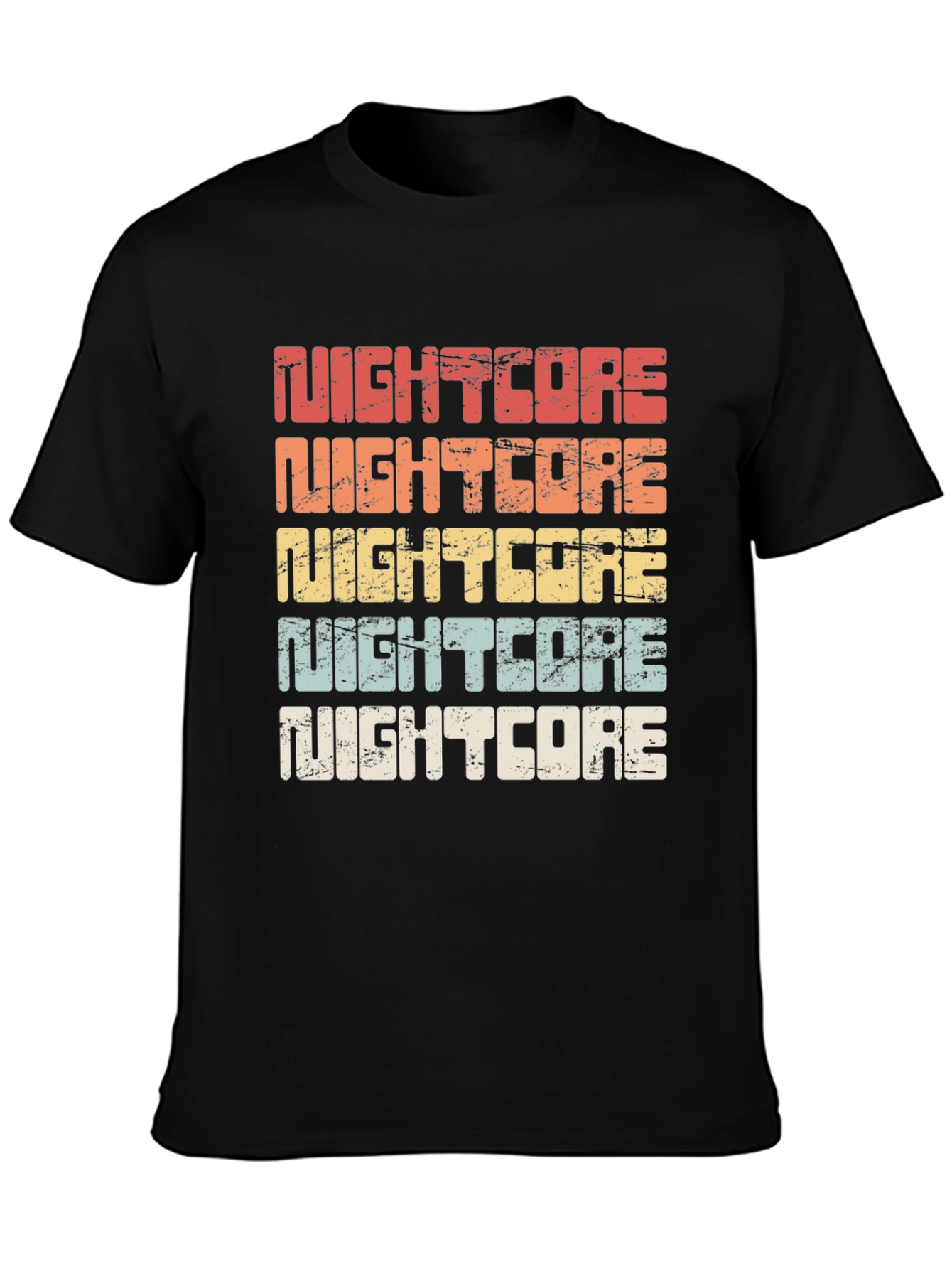 Retro Nightcore Music Fan T-Shirt