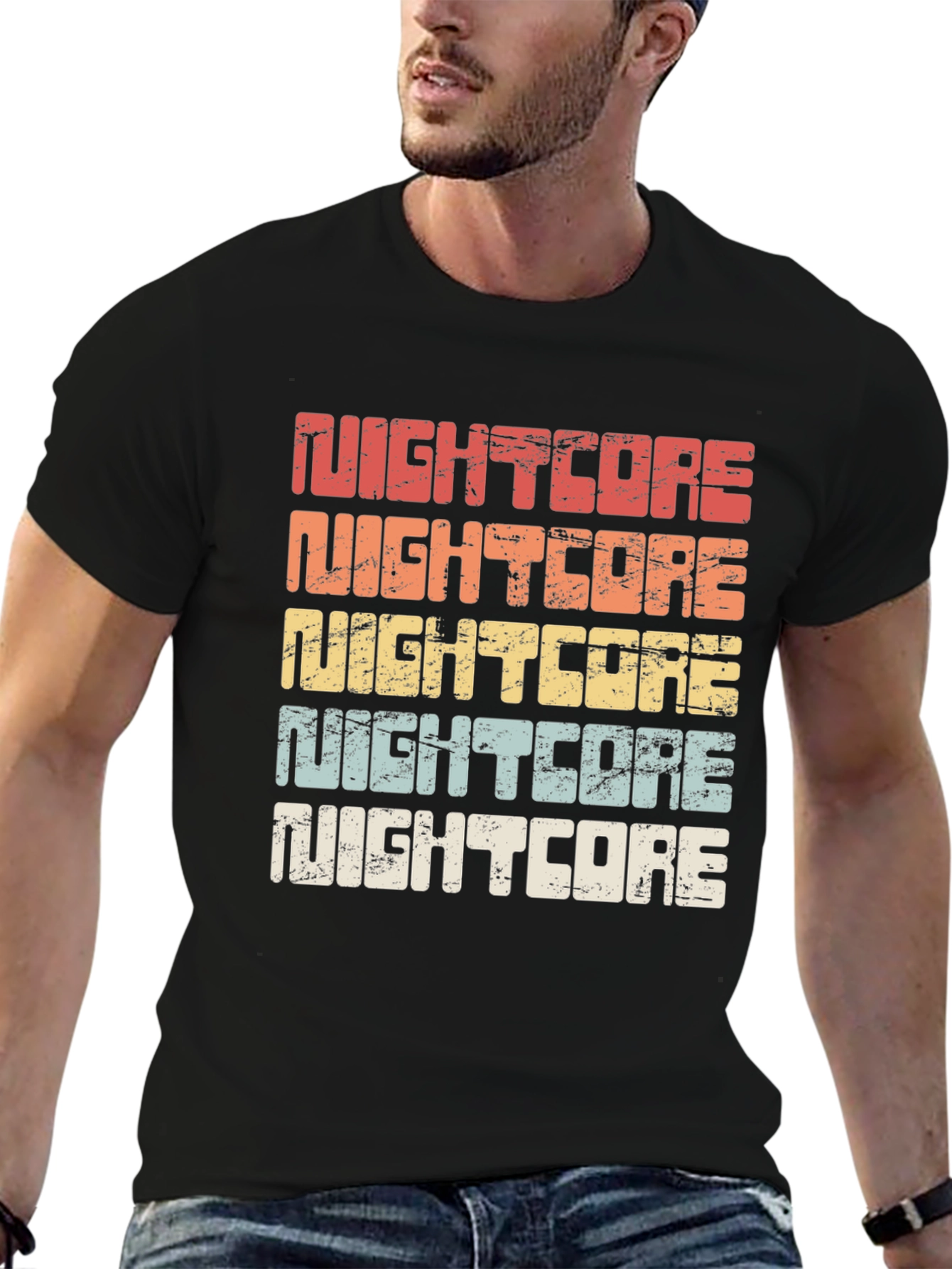 Retro Nightcore Music Fan T-Shirt