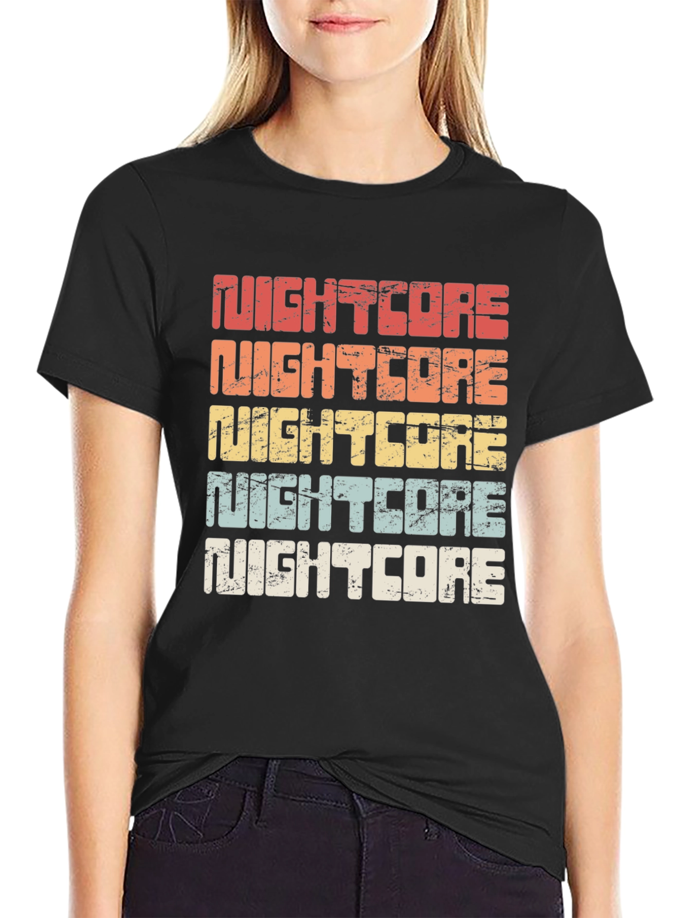 Retro Nightcore Music Fan T-Shirt