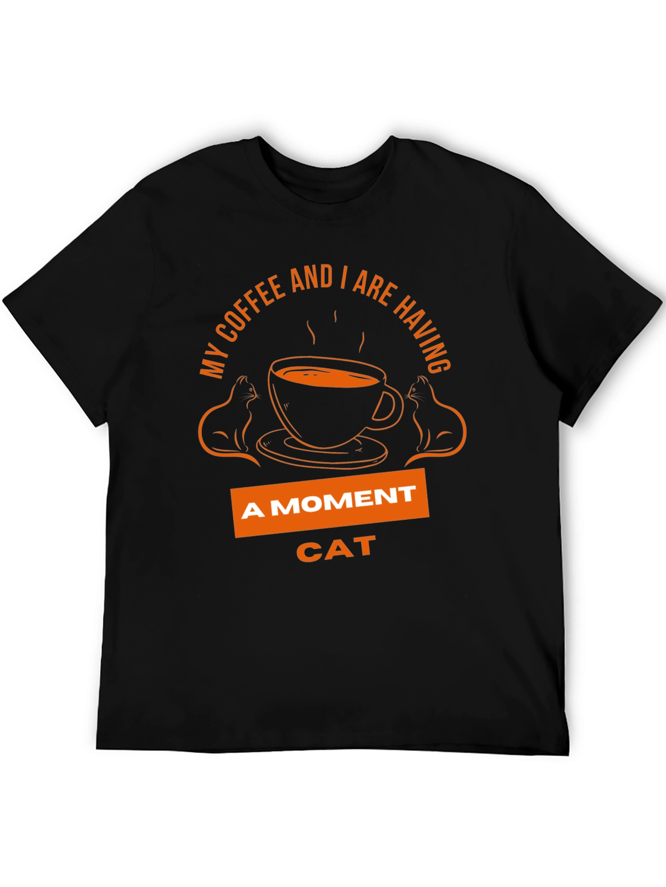 Coffee & Cat Lover T-Shirt - A Moment Cat