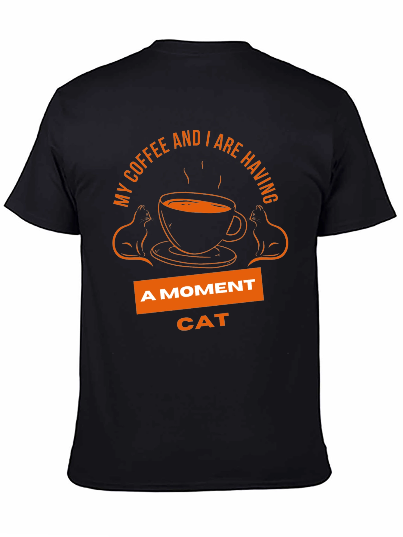 Coffee & Cat Lover T-Shirt - A Moment Cat