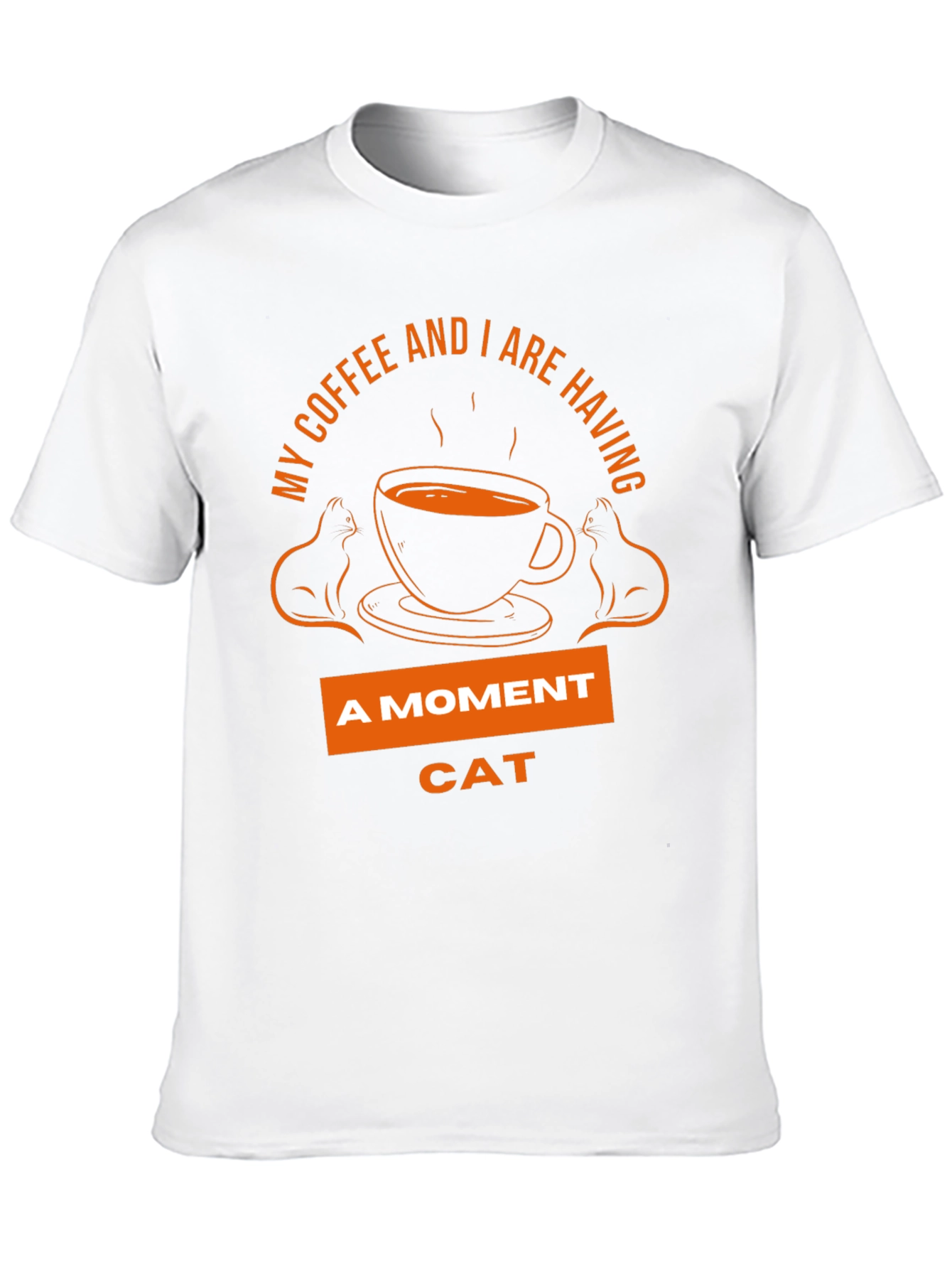 Coffee & Cat Lover T-Shirt - A Moment Cat