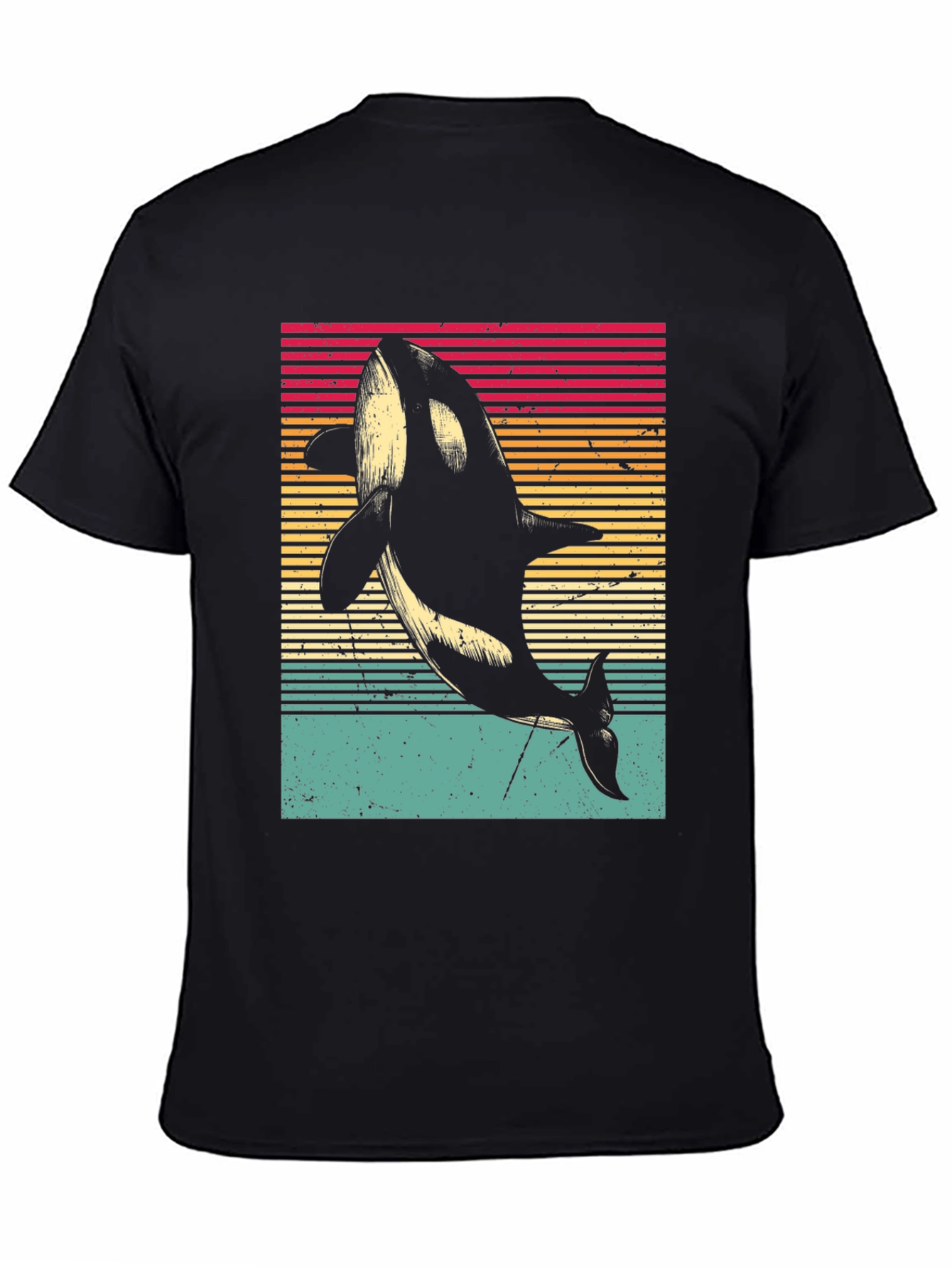Retro Orca Whale T-Shirt