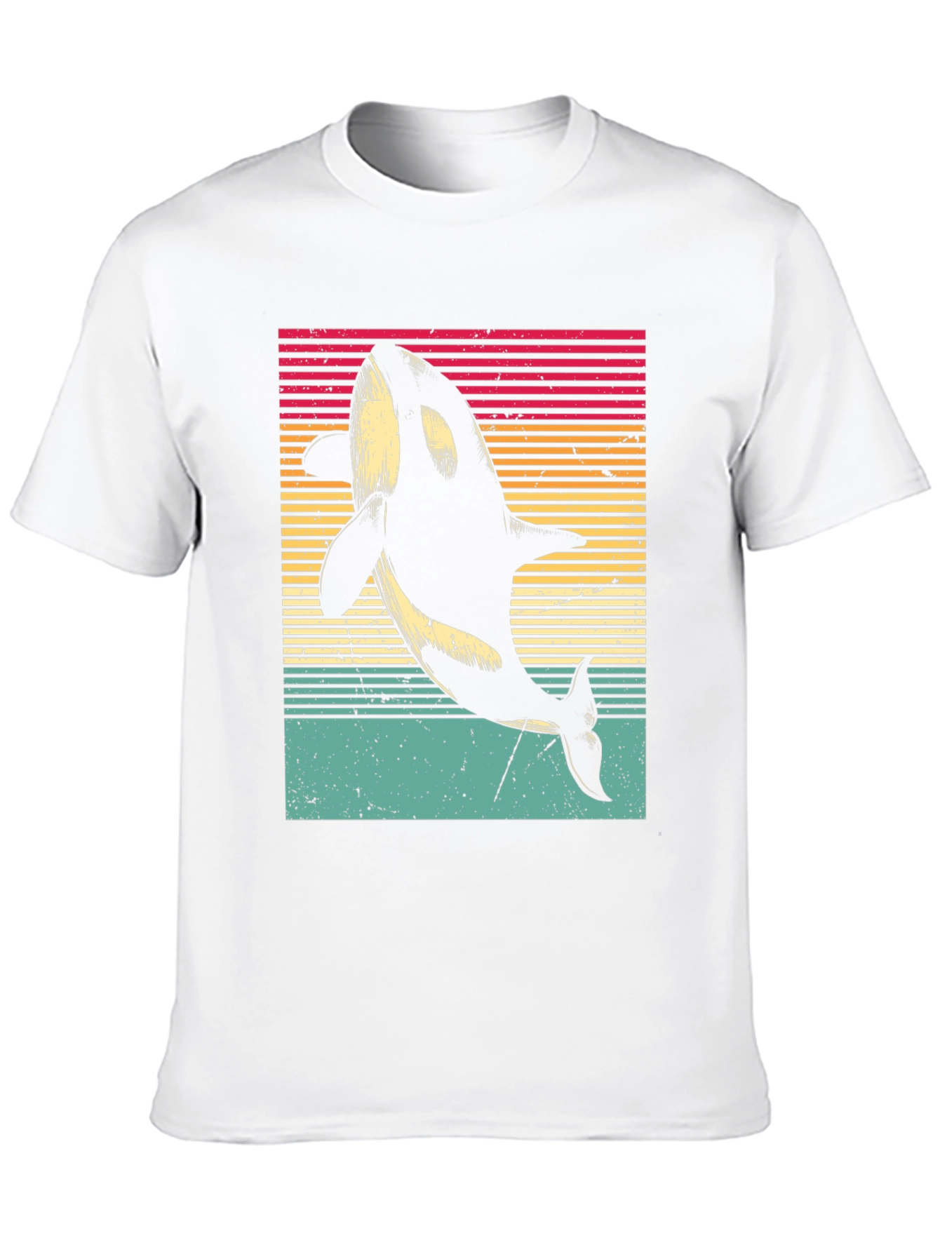 Retro Orca Whale T-Shirt