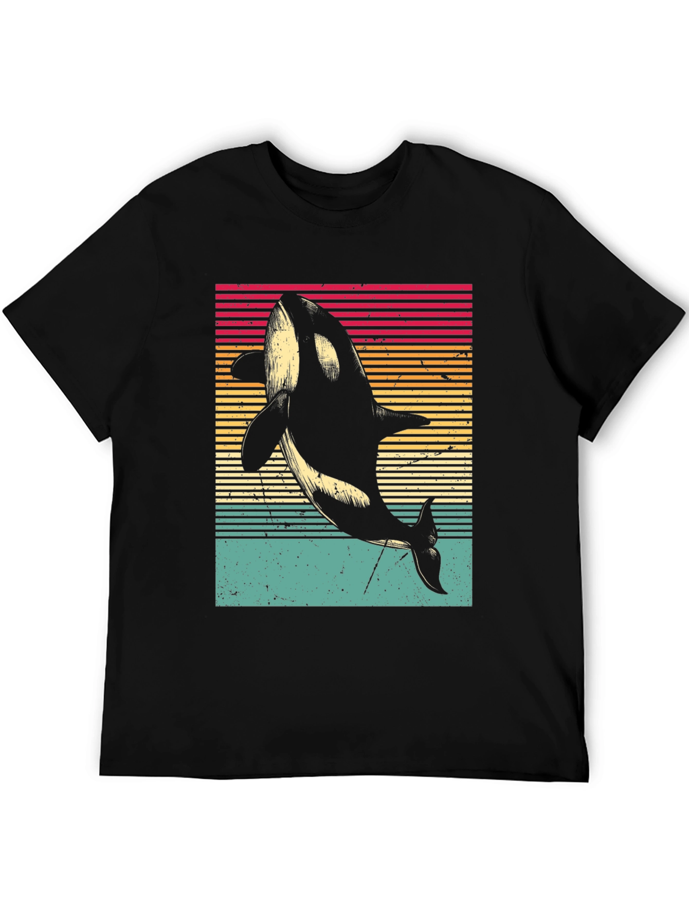 Retro Orca Whale T-Shirt