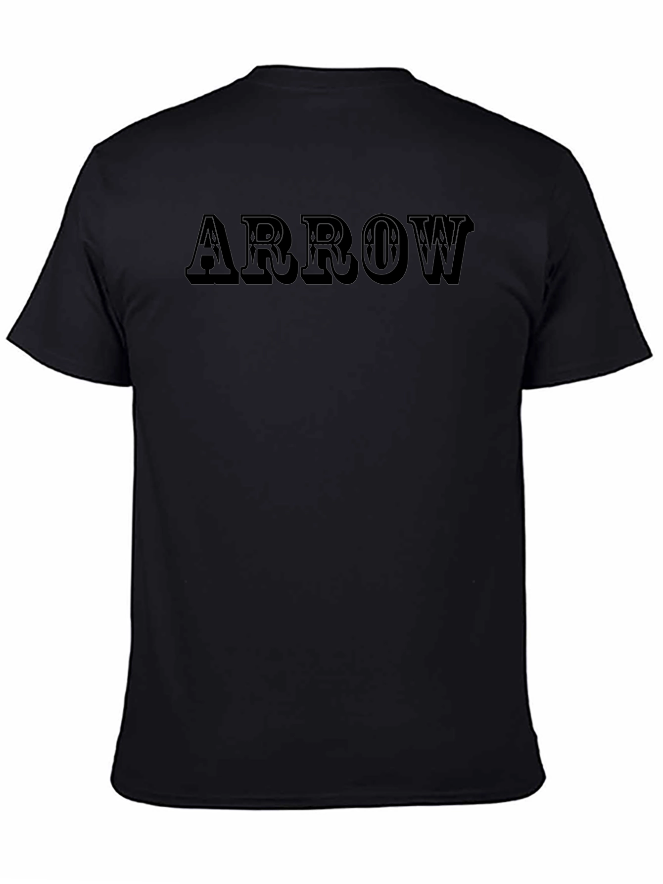 ARROW Graphic T-Shirt - Solid Black