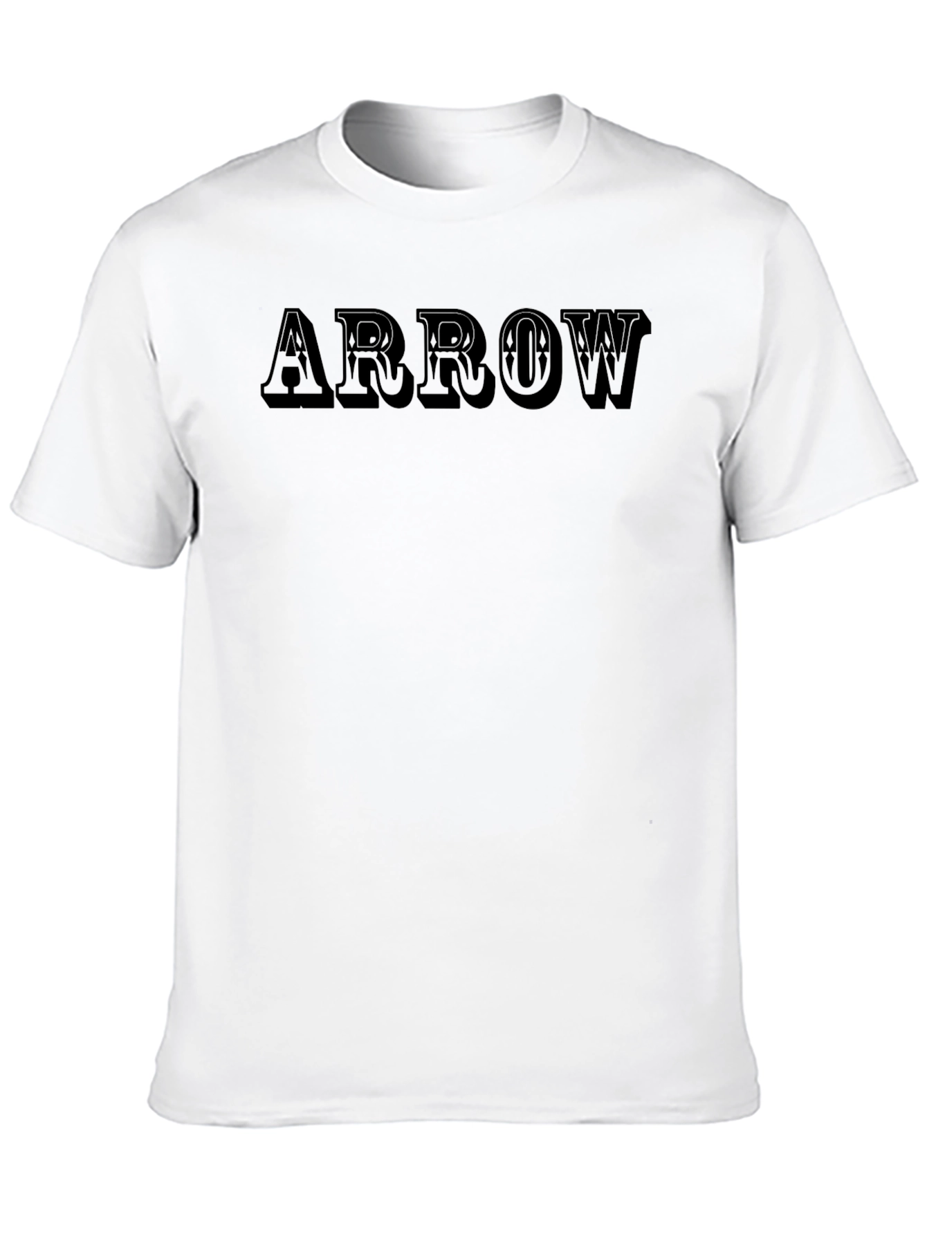 ARROW Graphic T-Shirt - Solid Black