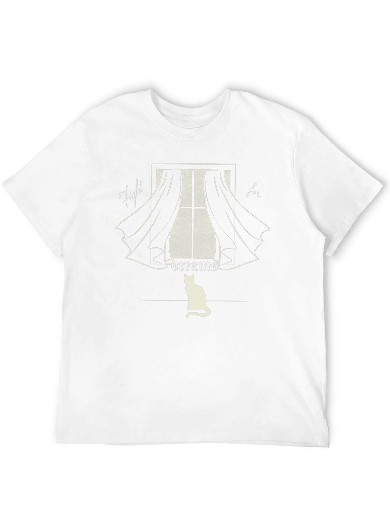 Fight for Your Dreams Cat T-Shirt