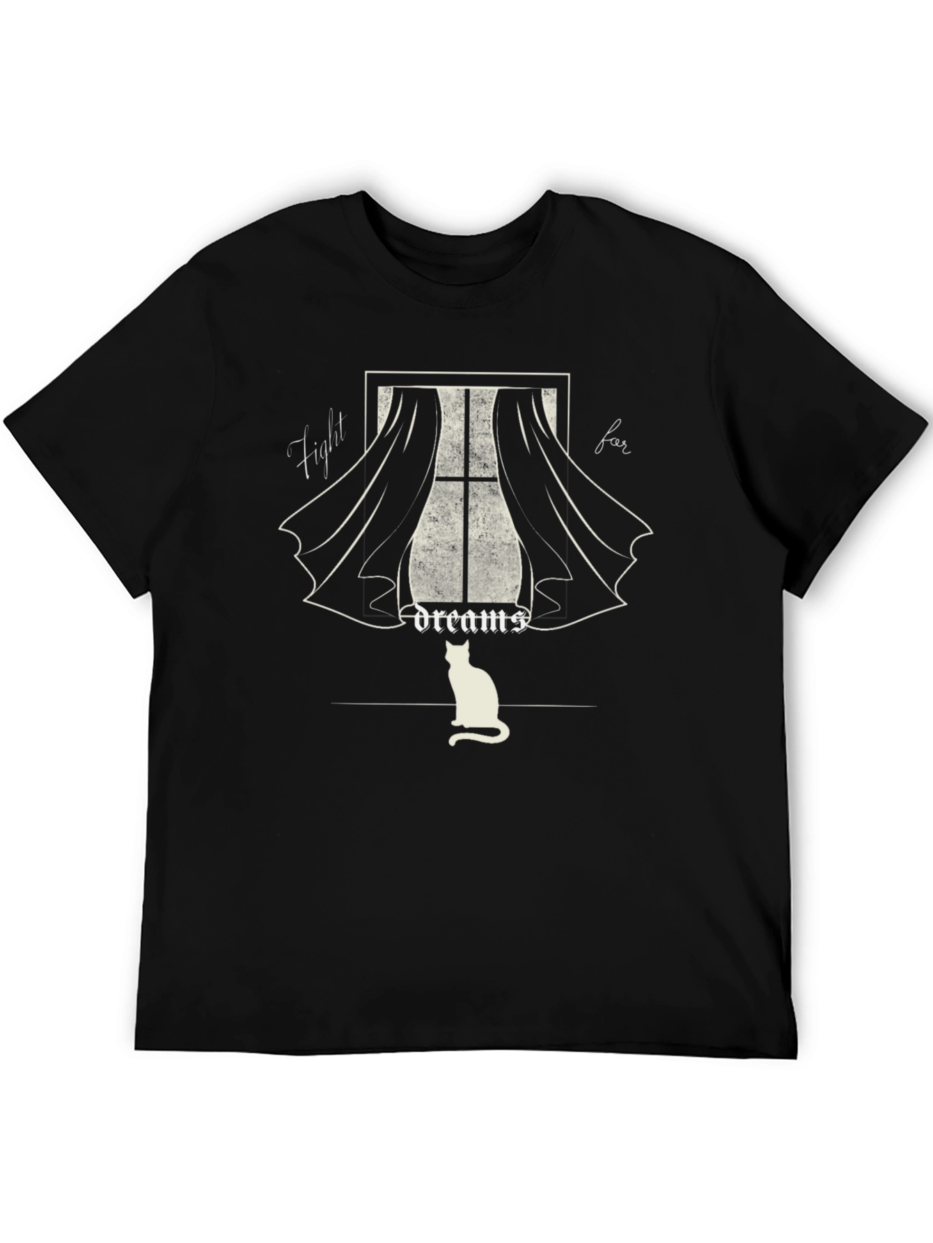 Fight for Your Dreams Cat T-Shirt