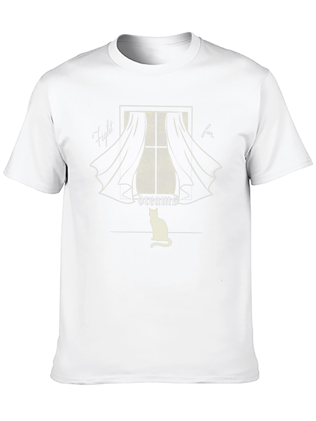 Fight for Your Dreams Cat T-Shirt