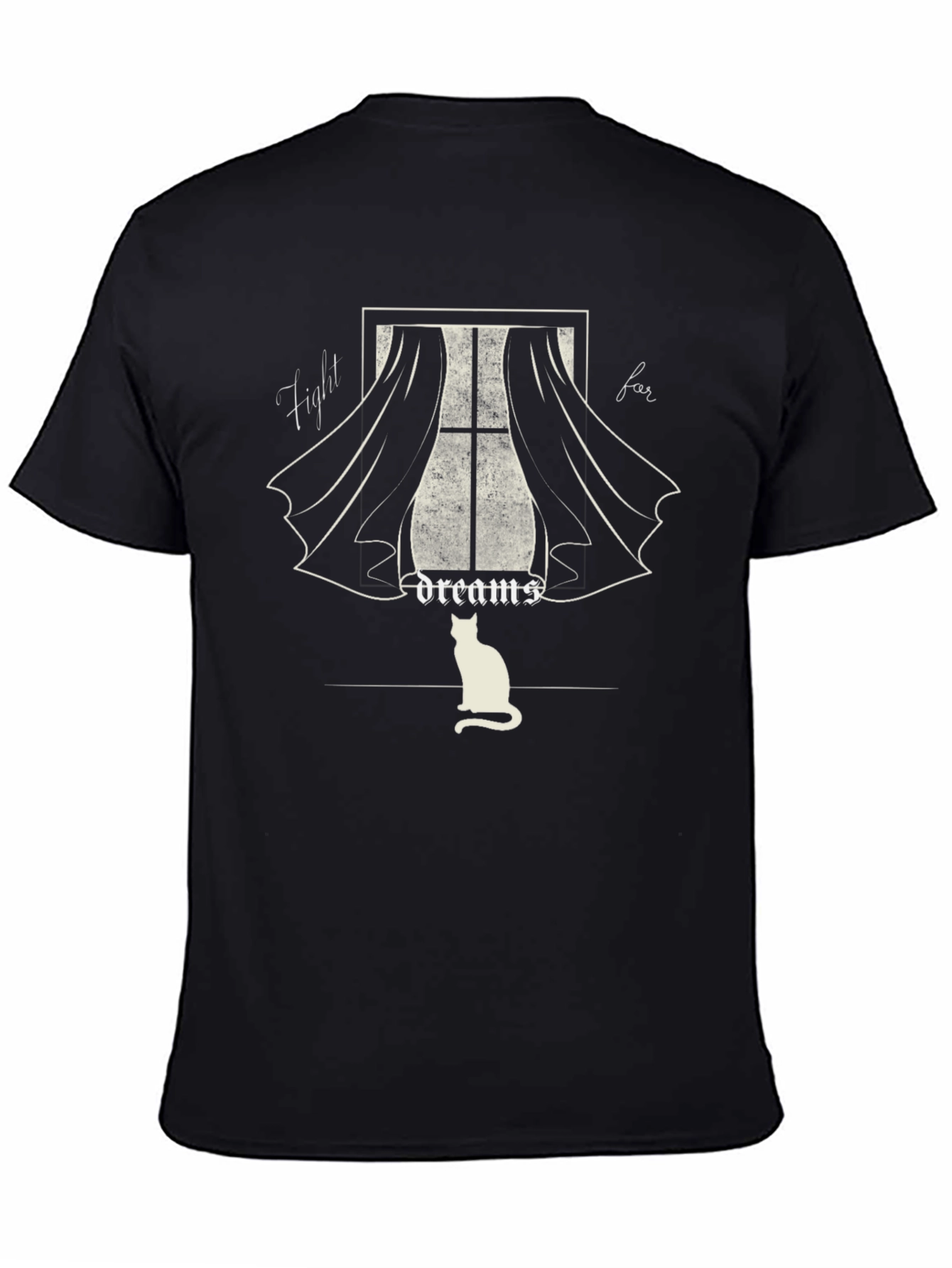 Fight for Your Dreams Cat T-Shirt