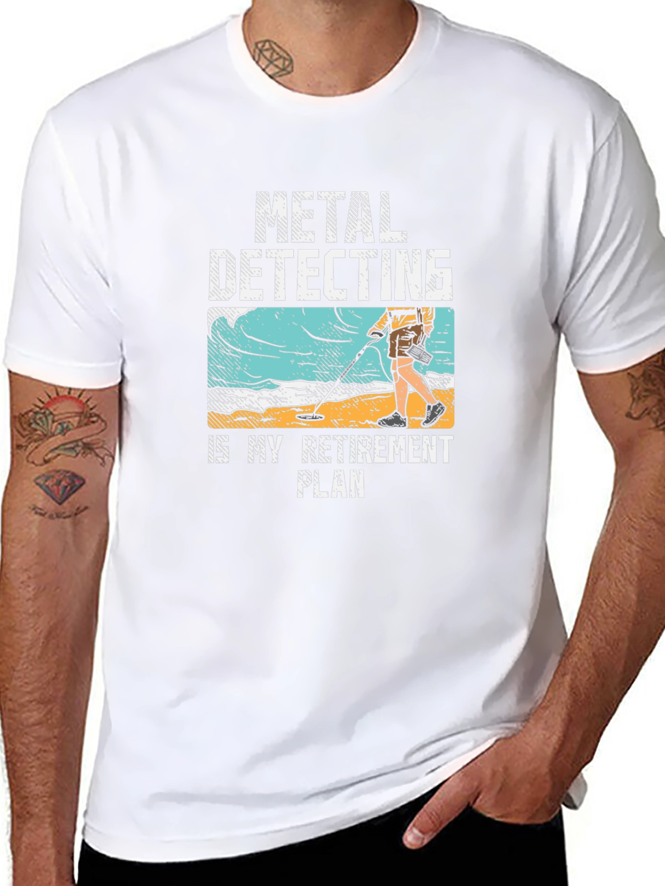 Metal Detecting Retirement Plan T-Shirt