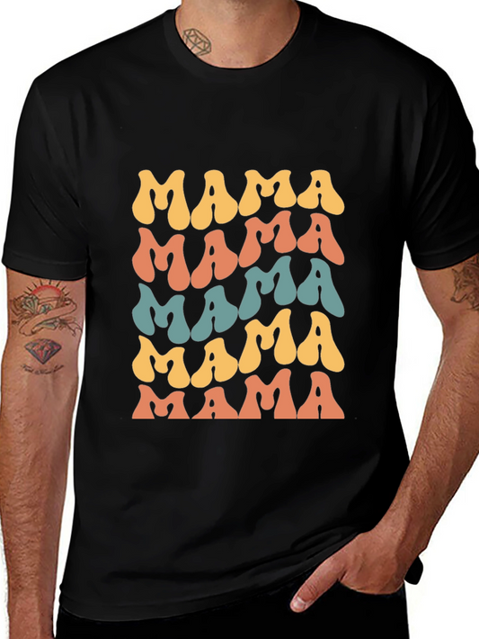 Retro Mama T-Shirt - Groovy Mom Tee