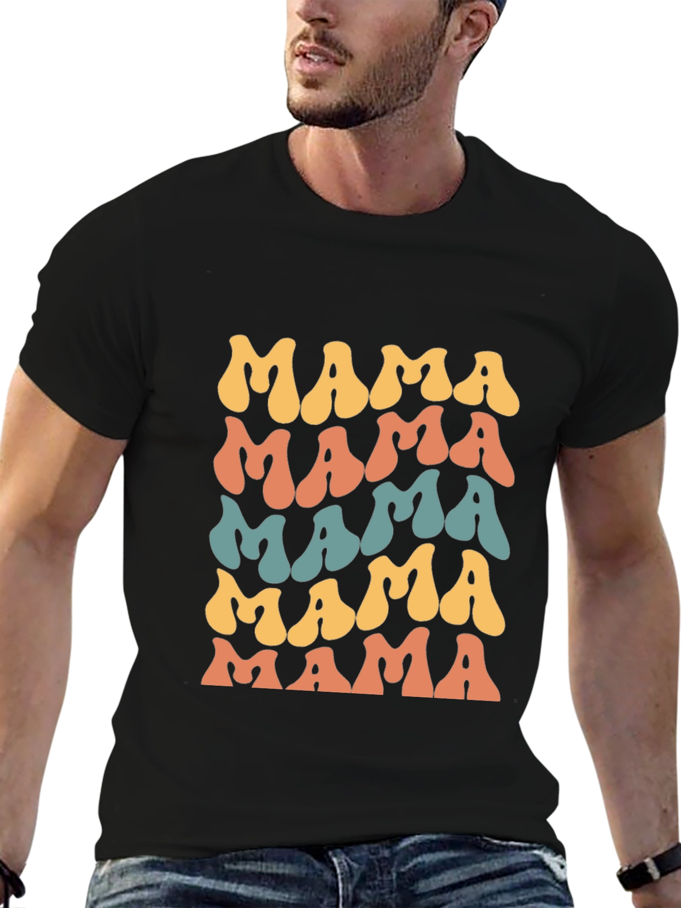 Retro Mama T-Shirt - Groovy Mom Tee