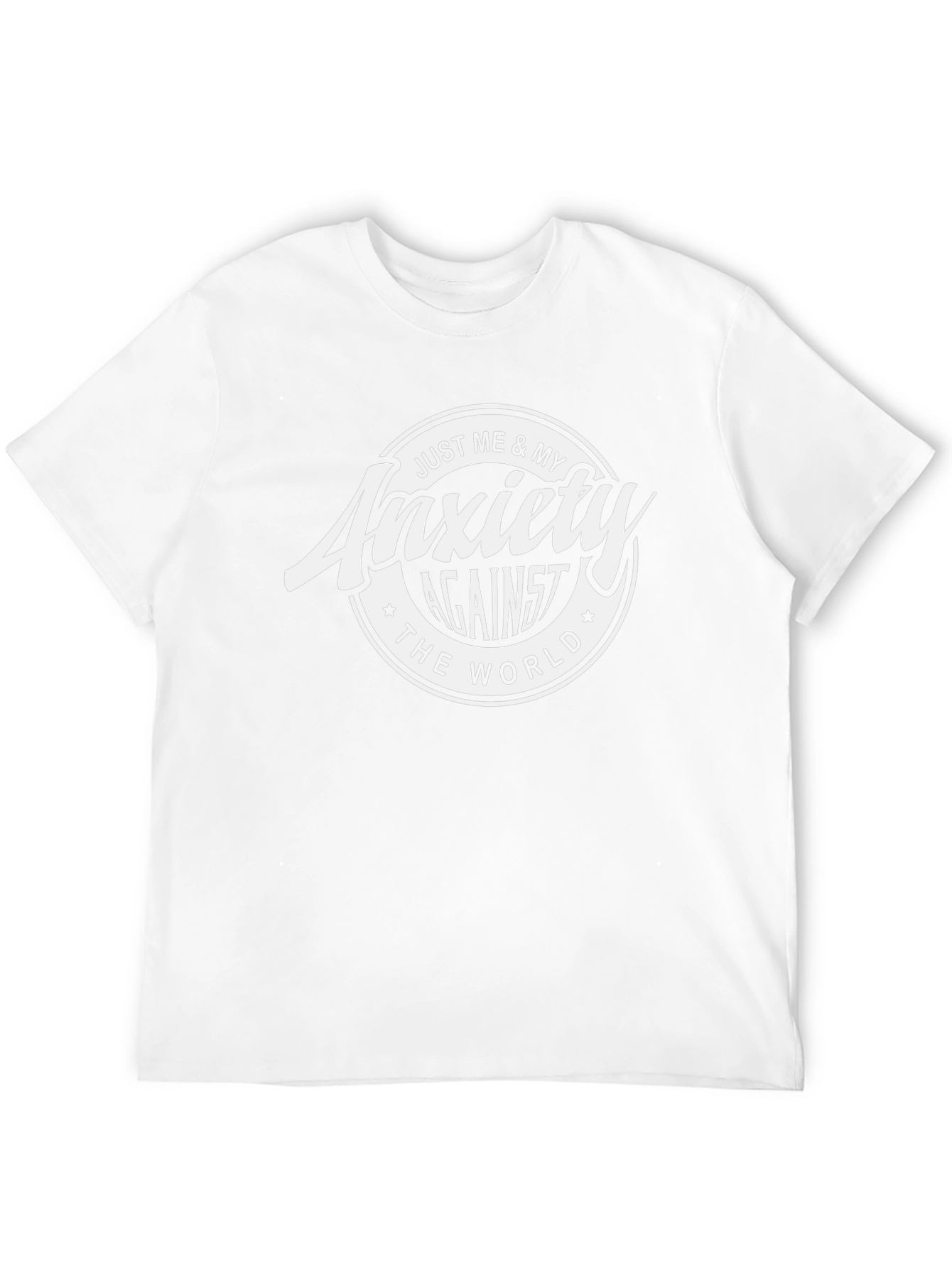 Anxiety Against The World Graphic Tee