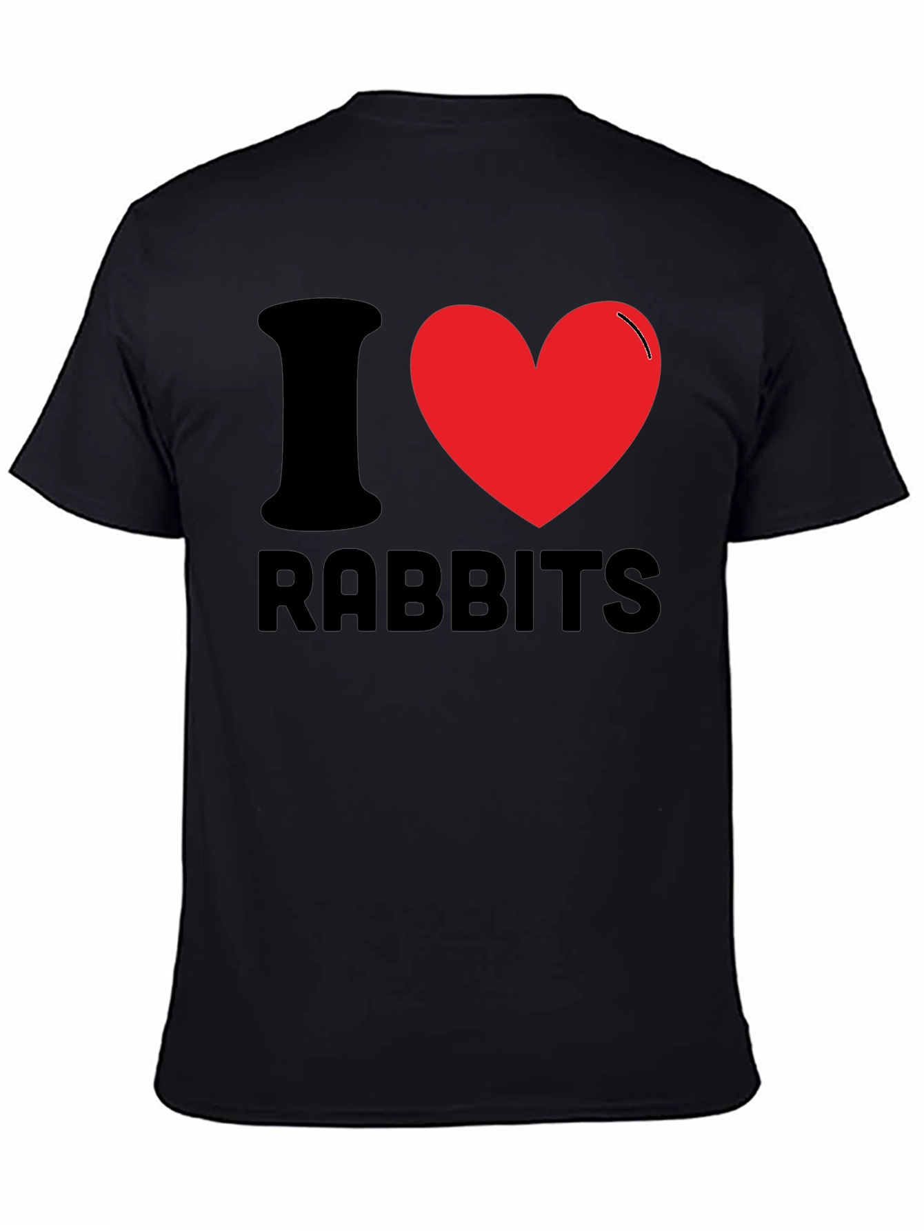 I Love Rabbits T-Shirt - Fun Novelty Tee