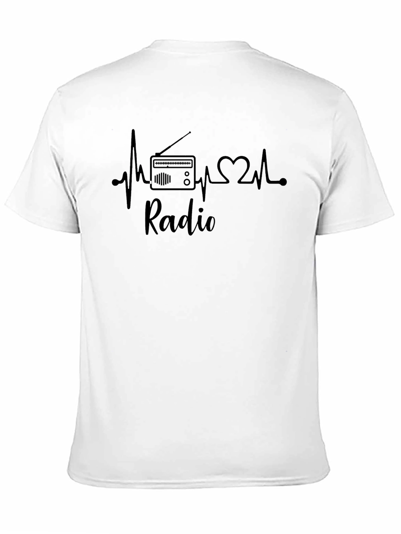 Radio Heartbeat T-Shirt - Music Lover Tee