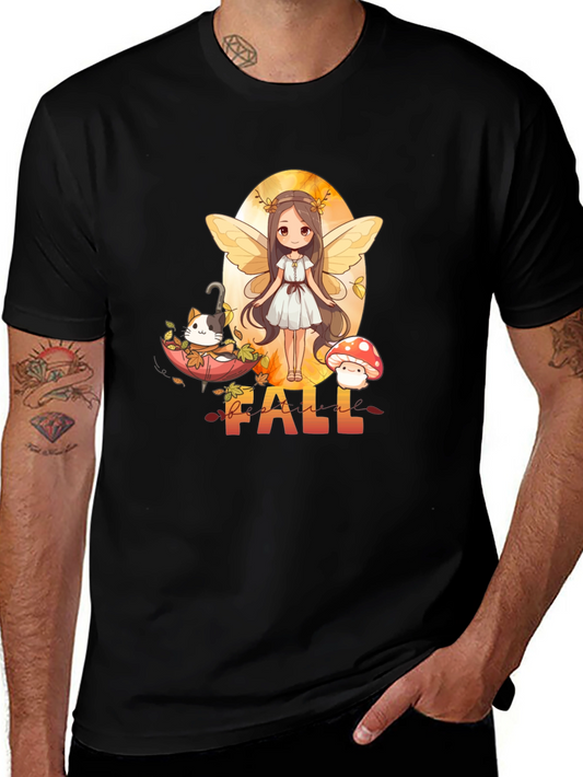 Fall Fairy Graphic T-Shirt