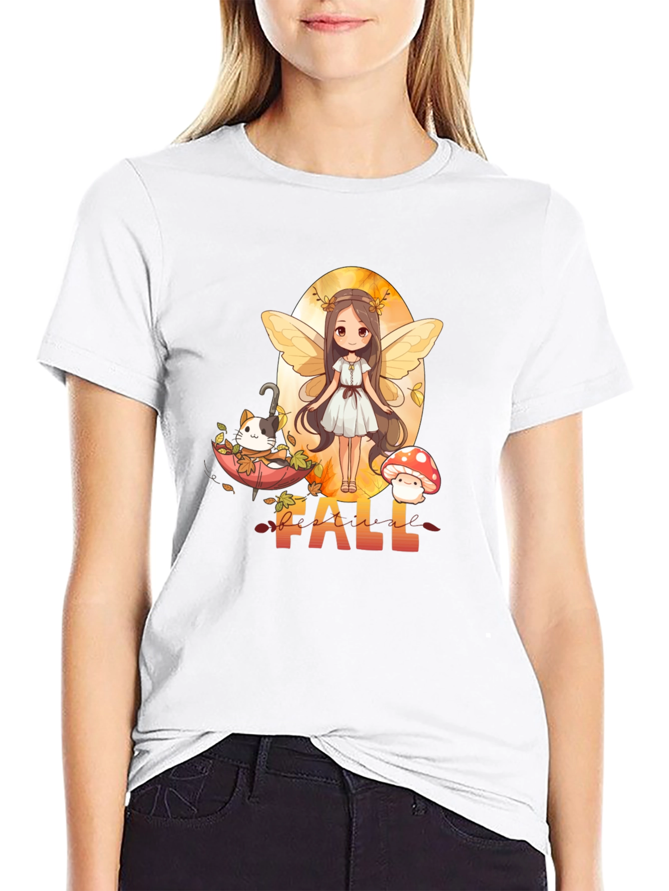 Fall Fairy Graphic T-Shirt