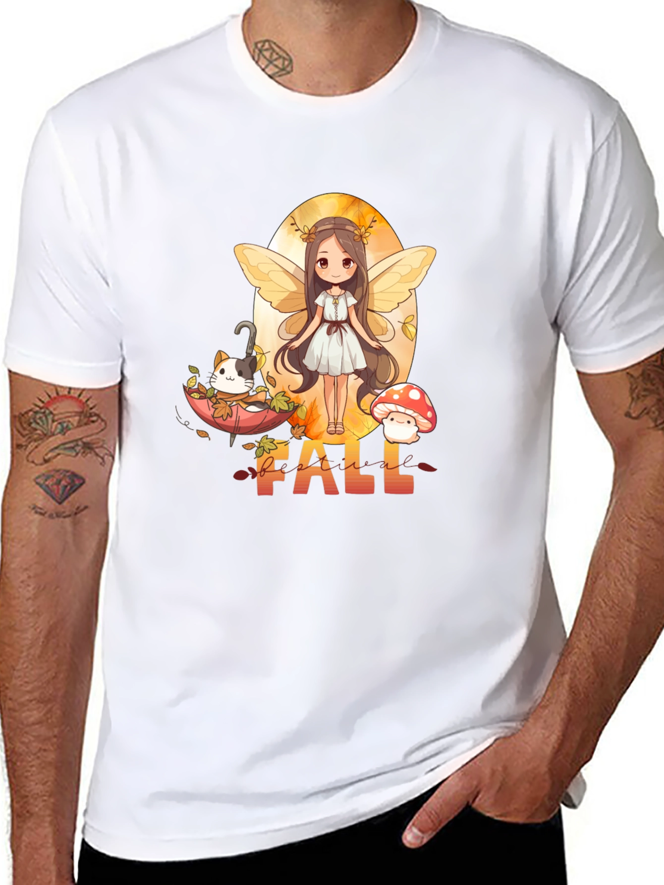 Fall Fairy Graphic T-Shirt