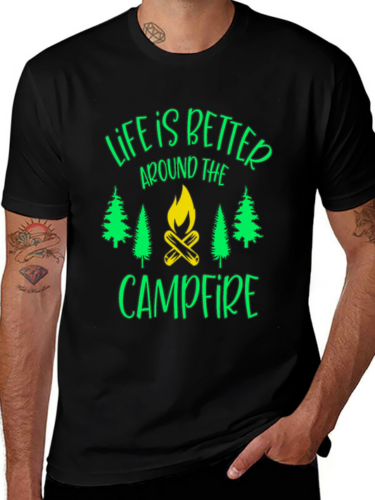 Life is Better Campfire Graphic T-Shirt