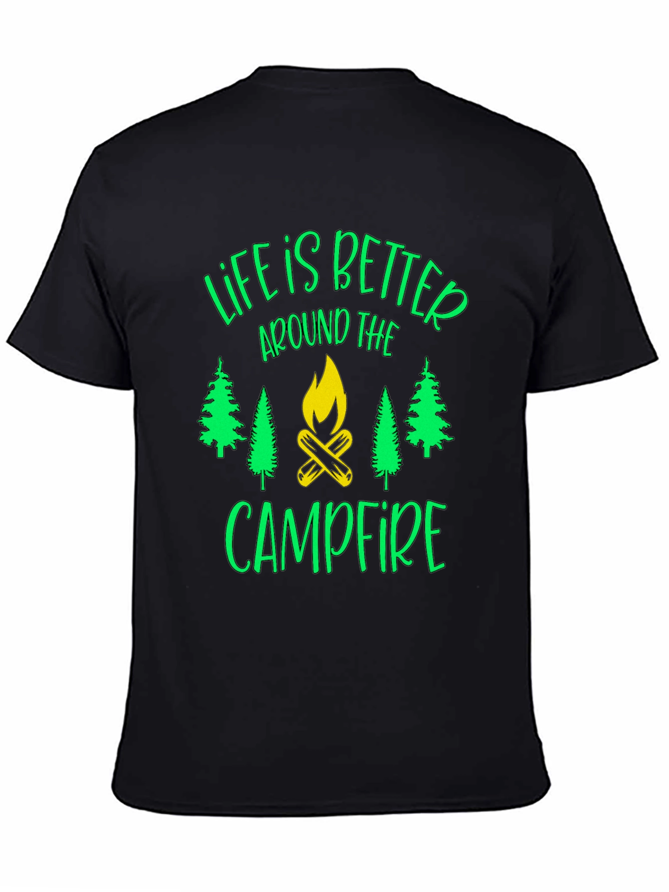 Life is Better Campfire Graphic T-Shirt