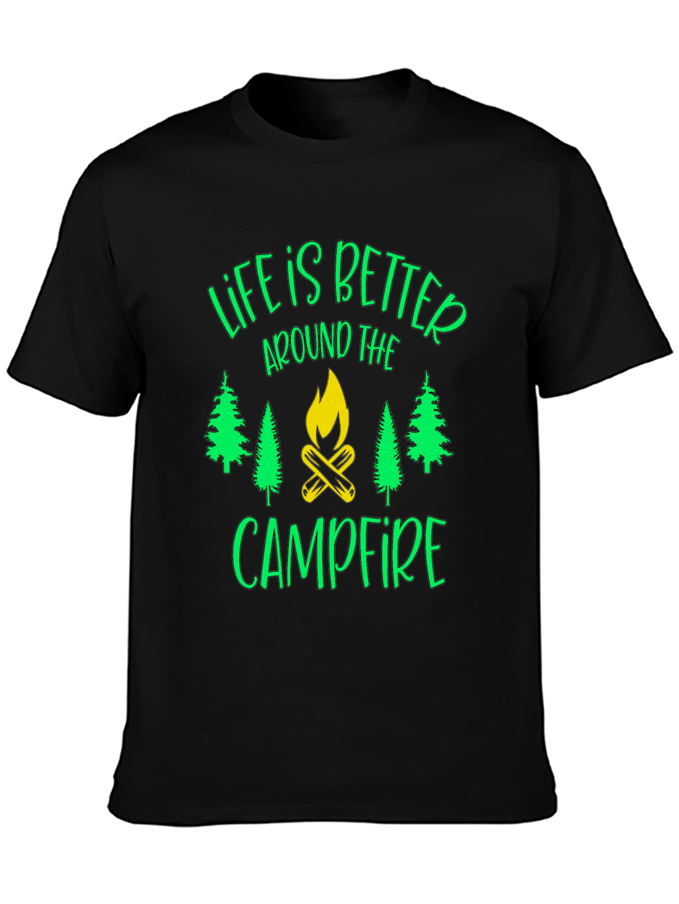 Life is Better Campfire Graphic T-Shirt