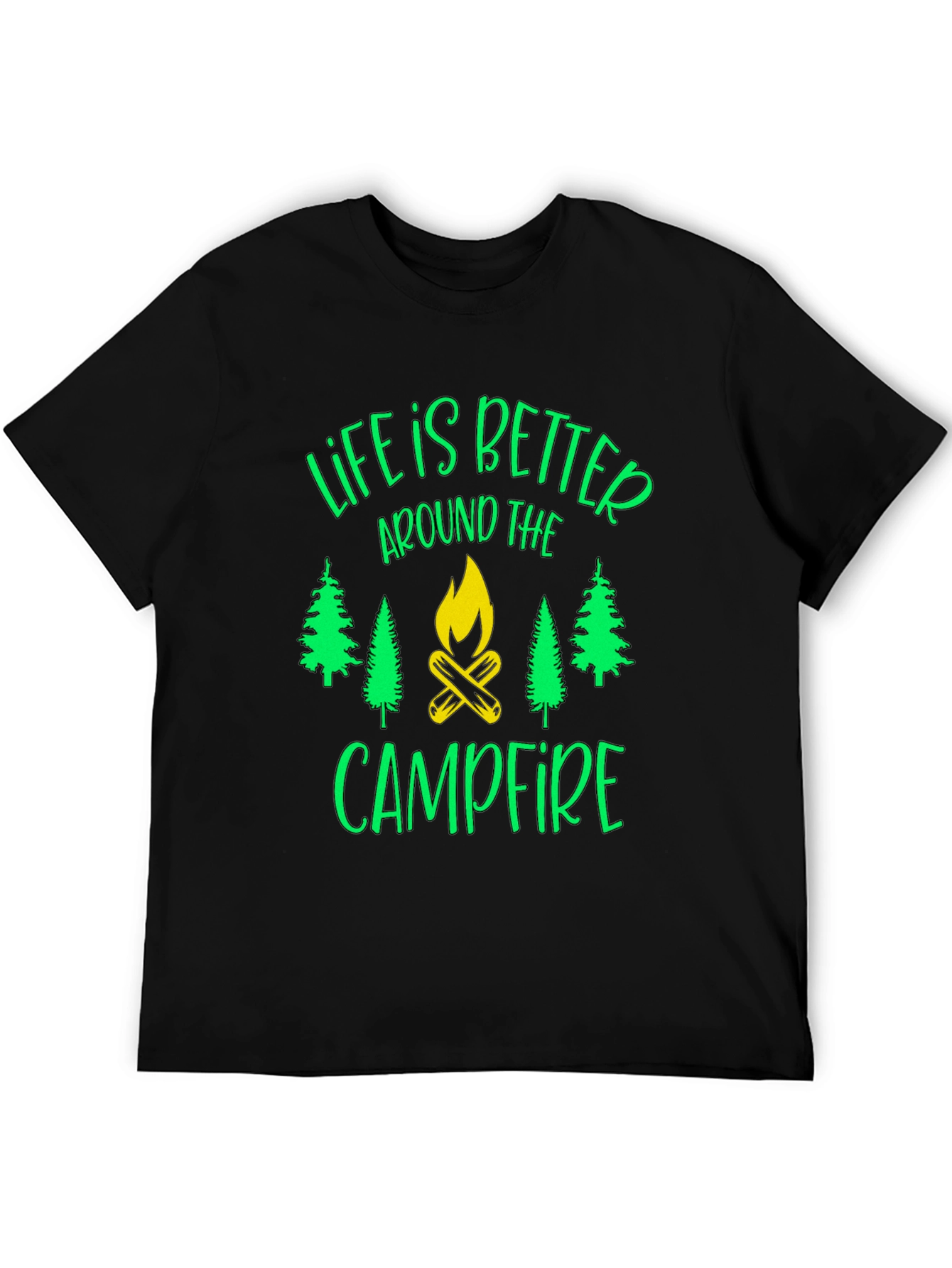 Life is Better Campfire Graphic T-Shirt