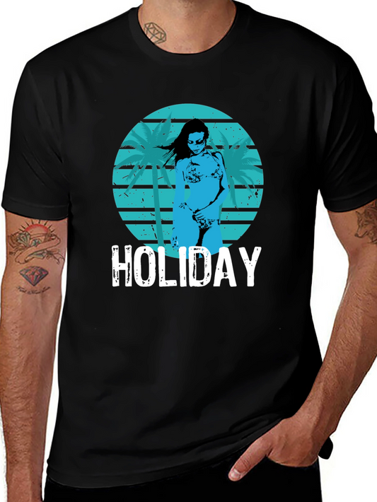 Holiday Beach Graphic Tee - Cool Summer Vibes