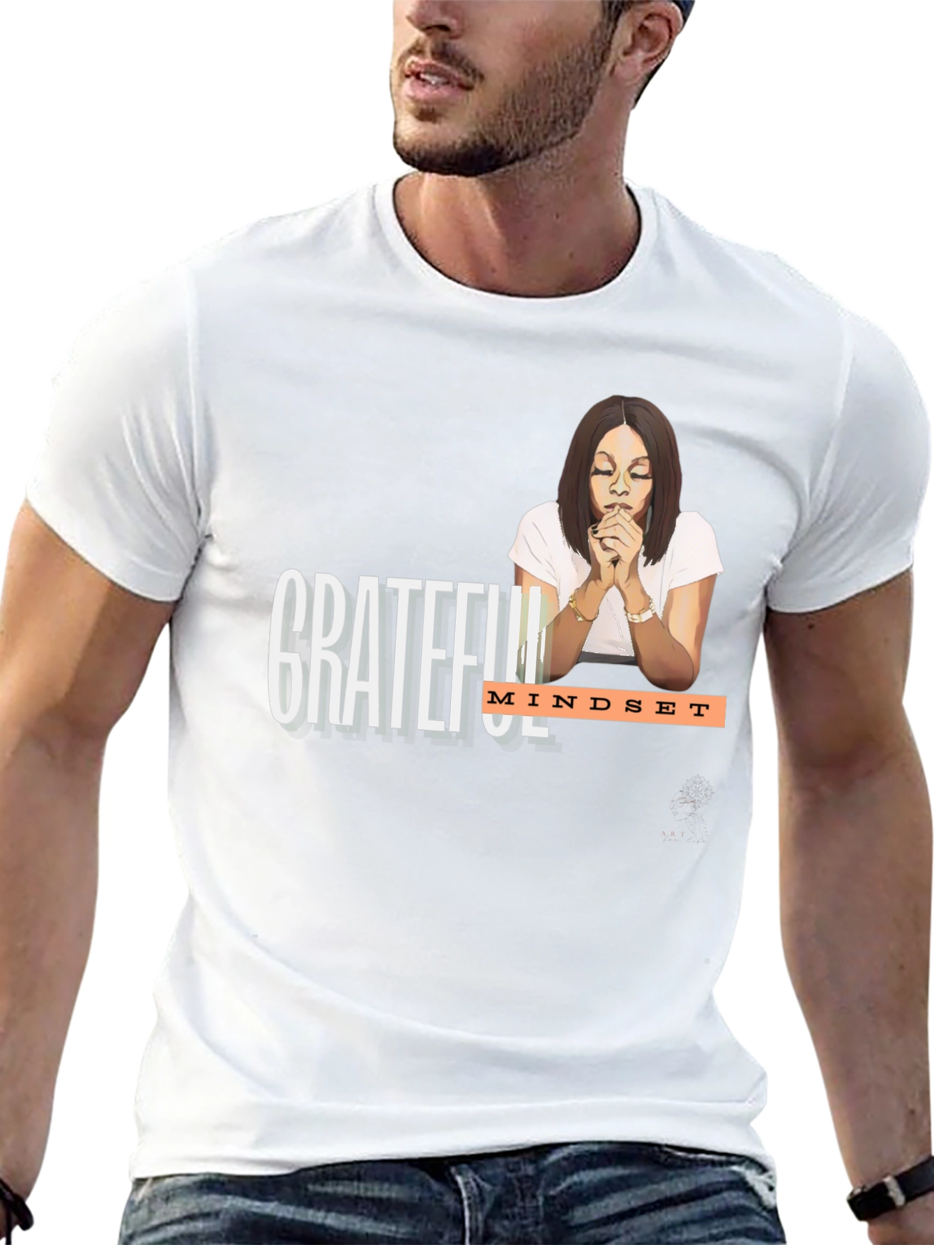 Grateful Mindset Graphic Tee - Stylish & Inspiring