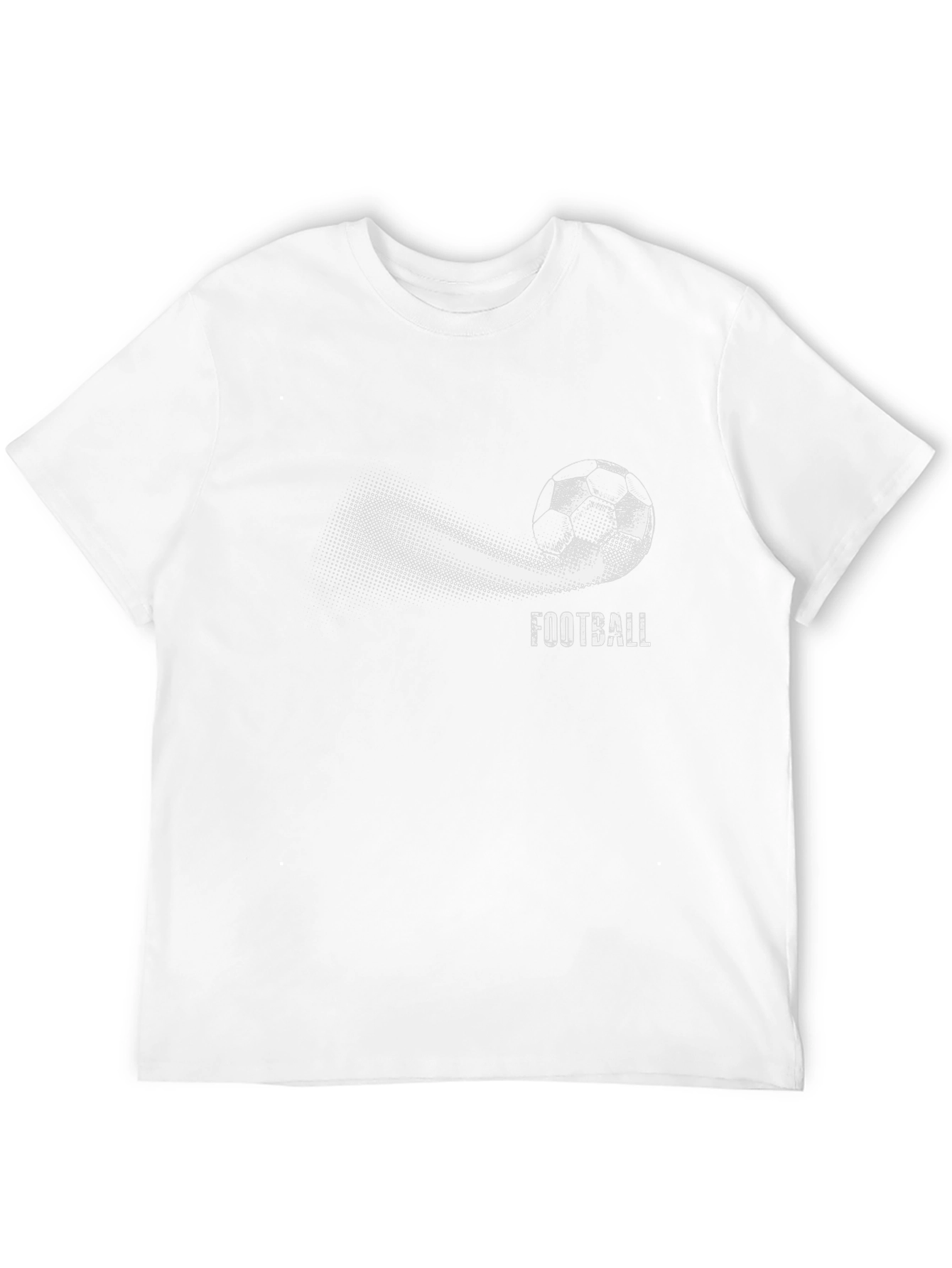 Football Graphic Black T-Shirt