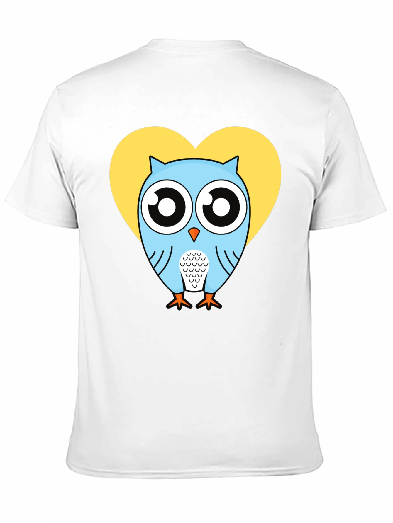 Owl Heart Graphic T-Shirt - Trendy Mens Tee
